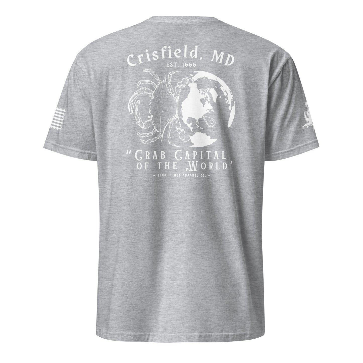 Crisfield | Short Sleeve P-sportgrey-Shore Lines Apparel Co.