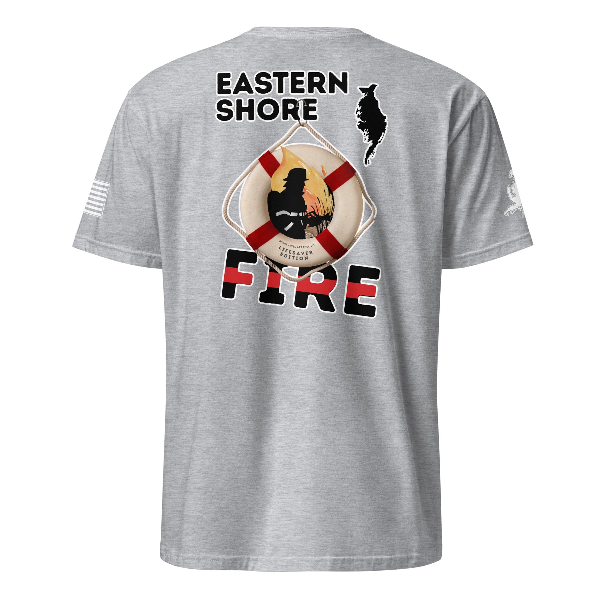 Fire | Lifesaver Edition | Core SS P-sportgrey-Shore Lines Apparel Co.