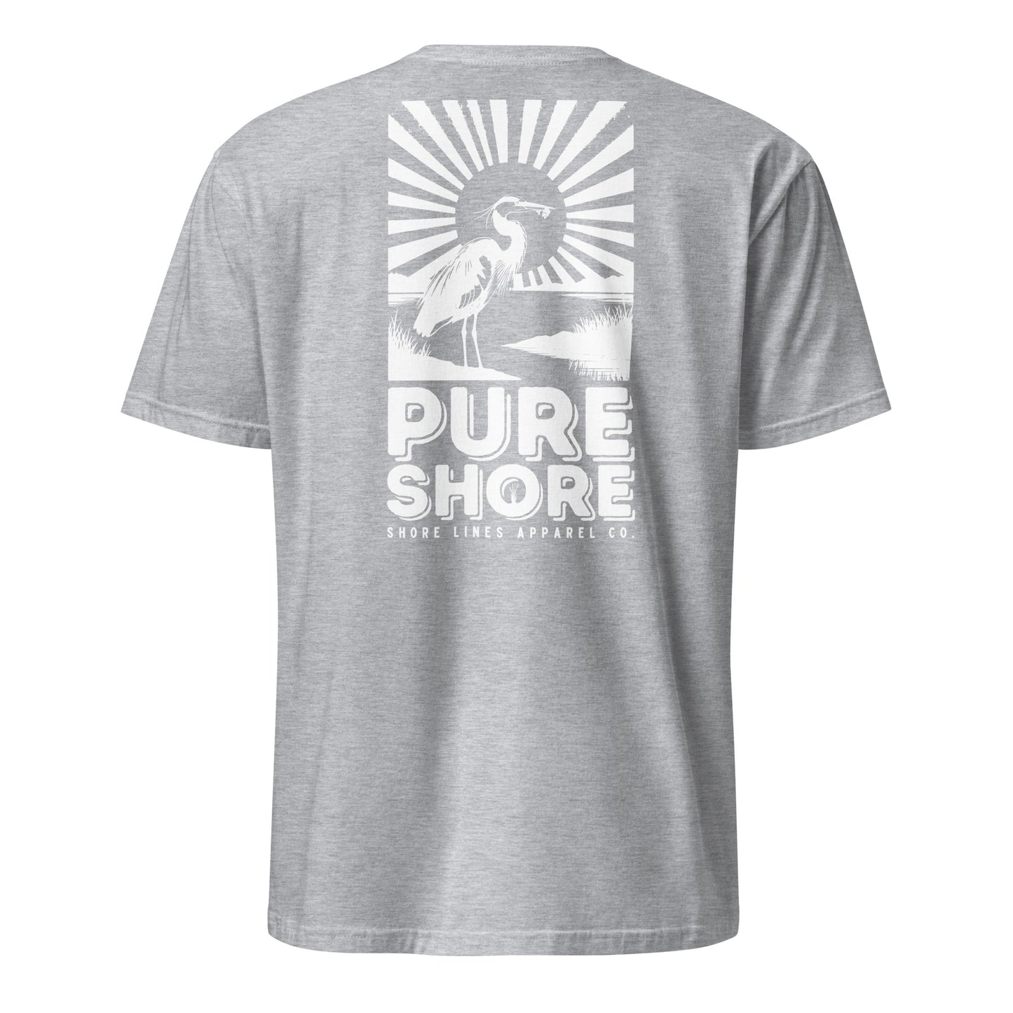 Pure Shore | SS-sportgrey-Shore Lines Apparel Co.