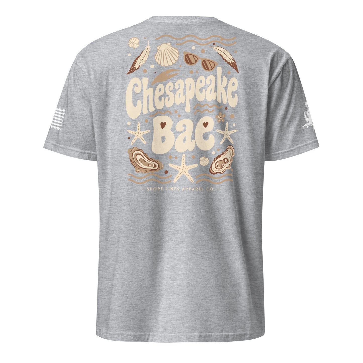 Chesapeake Bae | Short Sleeve P-sportgrey-Shore Lines Apparel Co.™