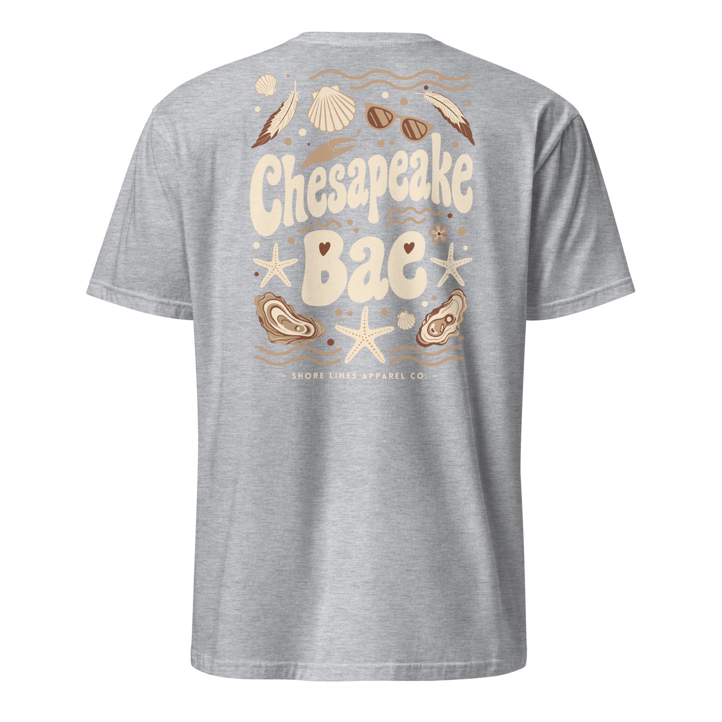 Chesapeake Bae | Short Sleeve-sportgrey-Shore Lines Apparel Co.™