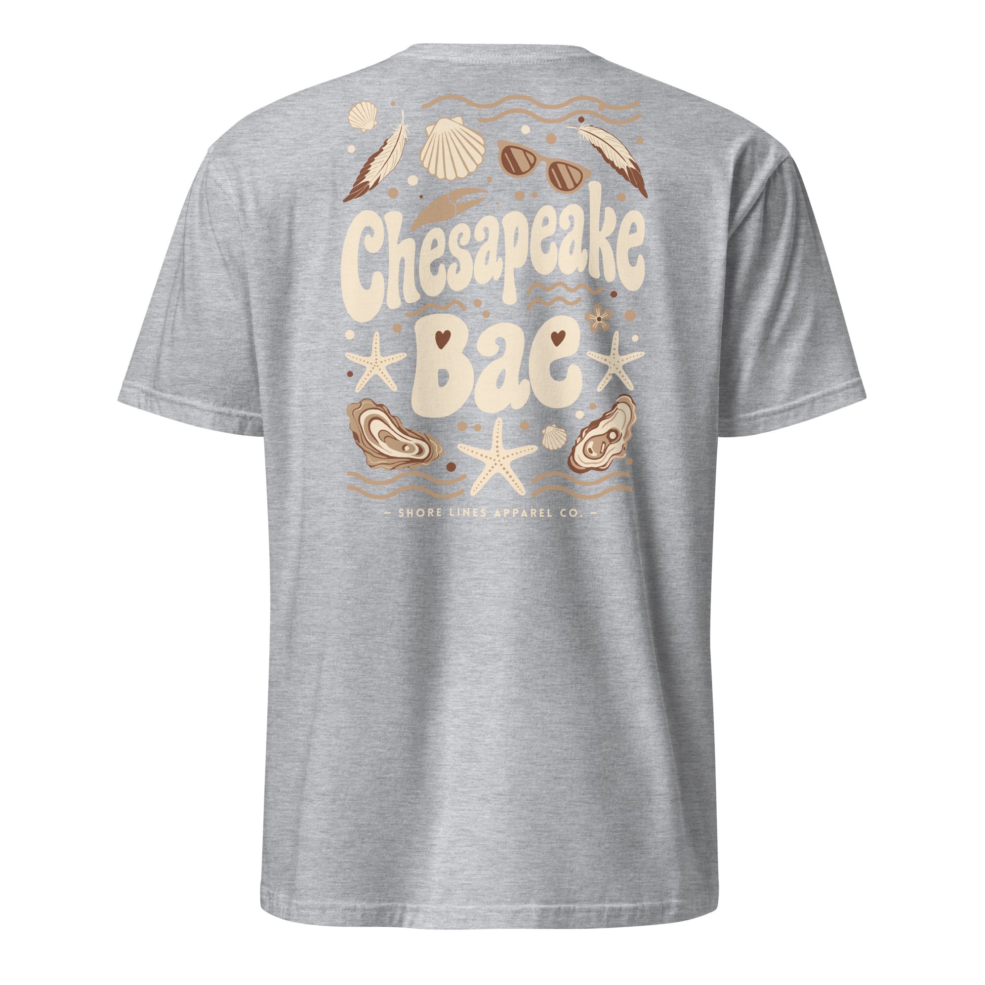 Chesapeake Bae | Short Sleeve-sportgrey-Shore Lines Apparel Co.™