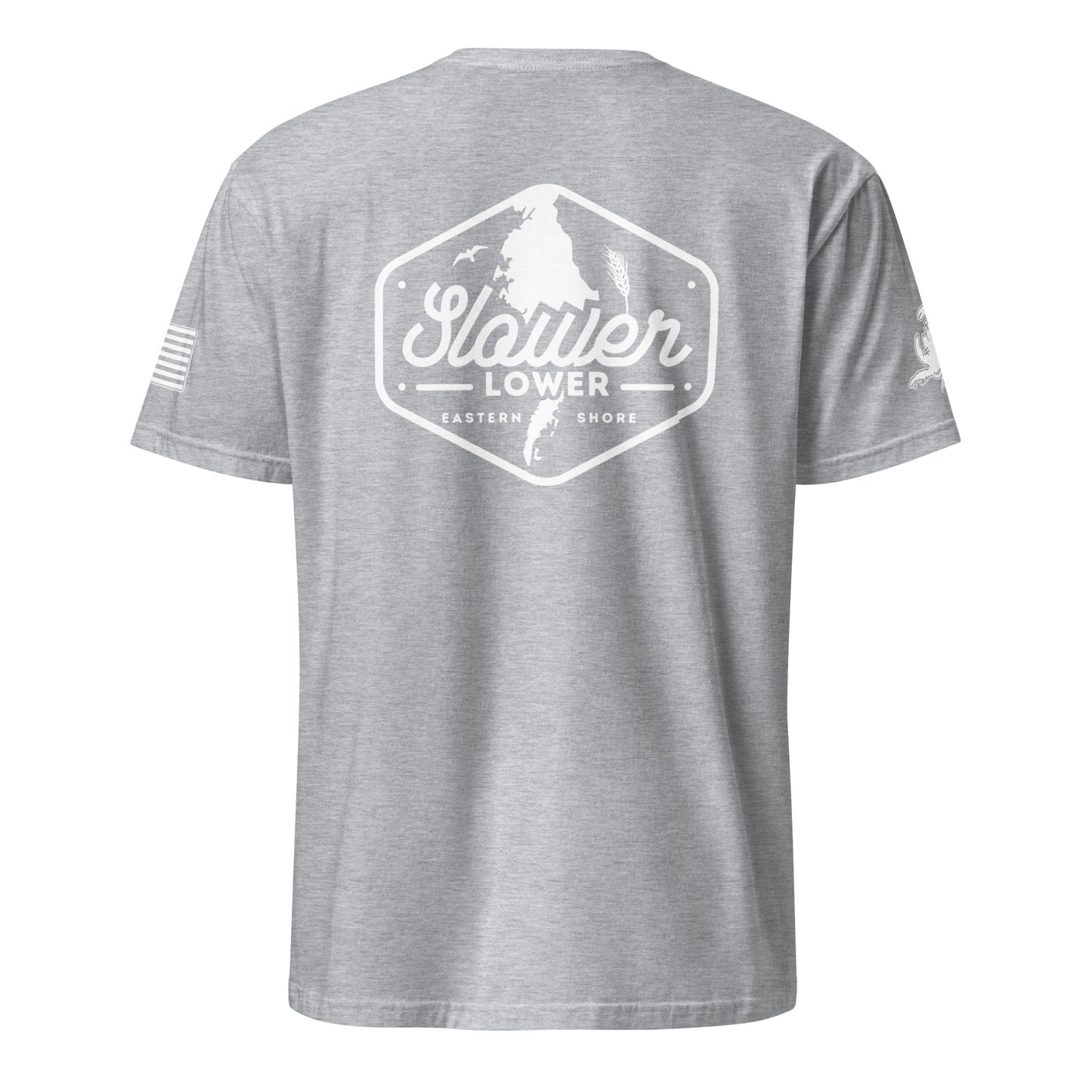 Slower Lower | Short Sleeve P-sportgrey-Shore Lines Apparel Co.™