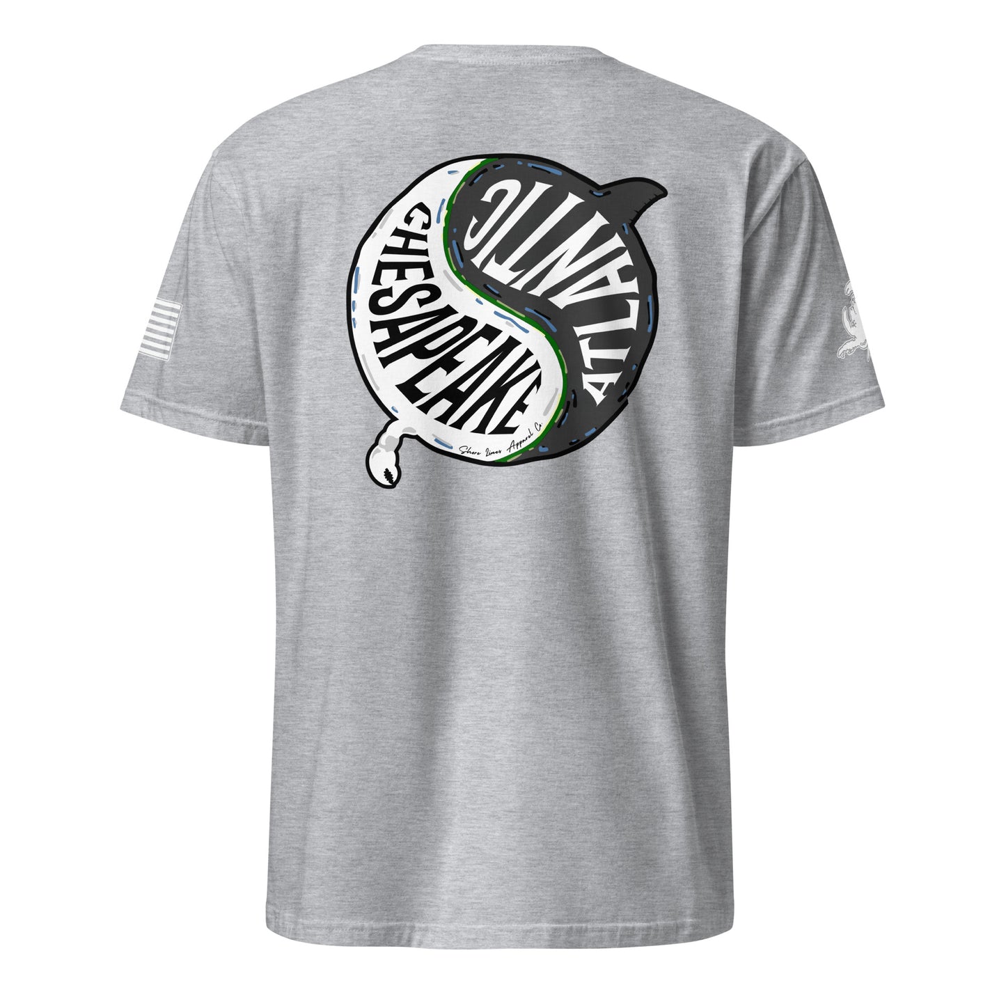 Chesapeake Atlantic | Short Sleeve P-sportgrey-Shore Lines Apparel Co.™