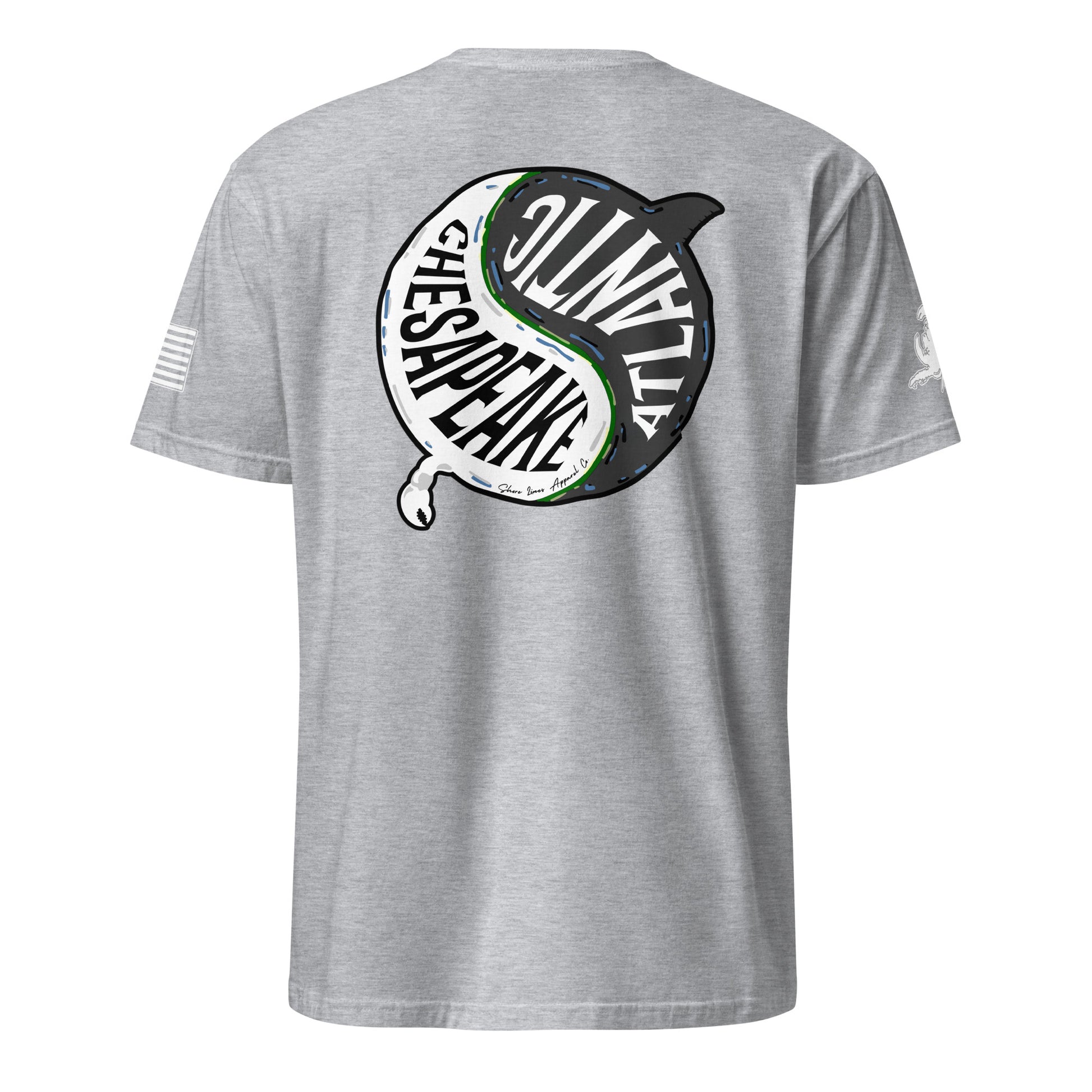 Chesapeake Atlantic | Short Sleeve P-sportgrey-Shore Lines Apparel Co.™