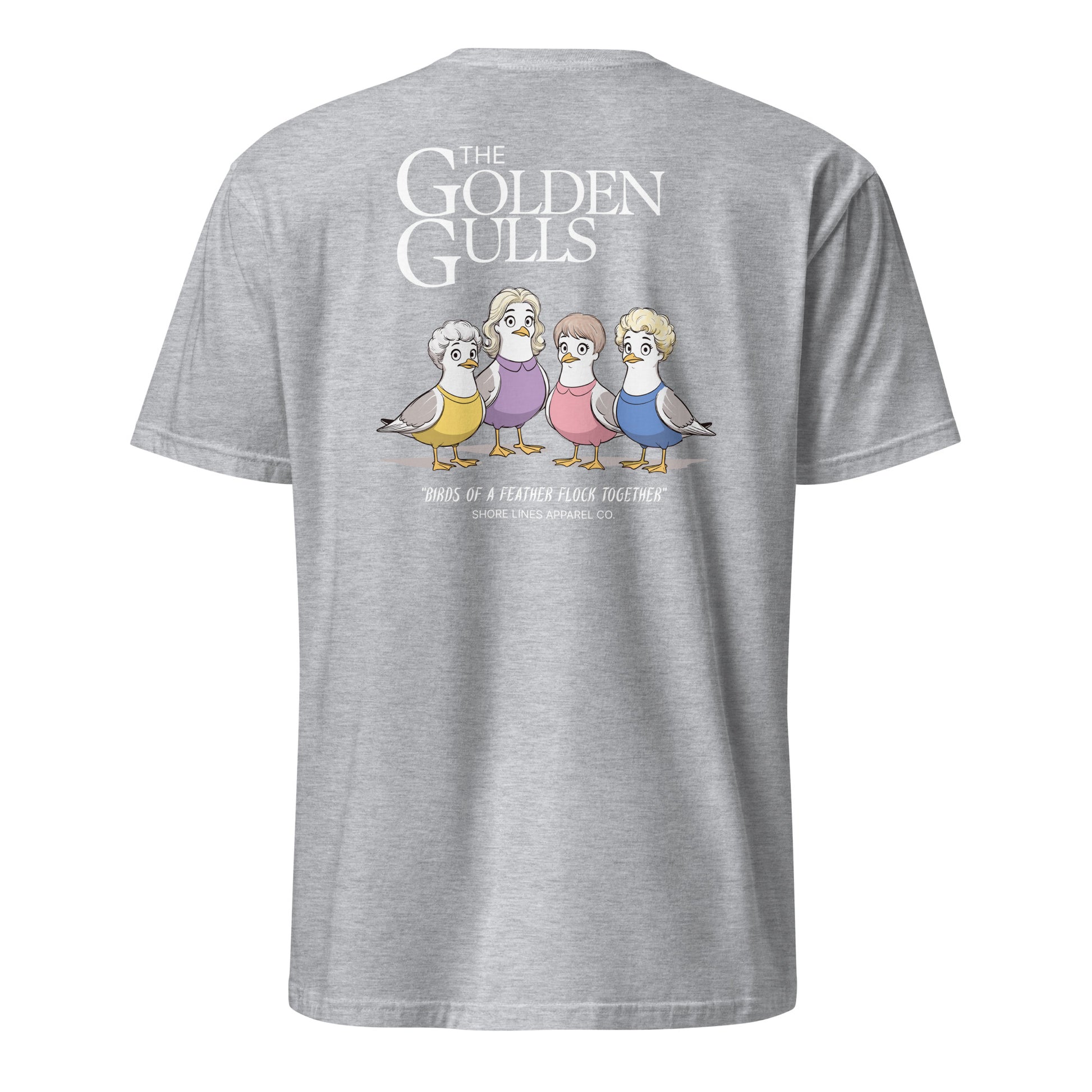 The Golden Gulls | Short Sleeve-sportgrey-Shore Lines Apparel Co.™