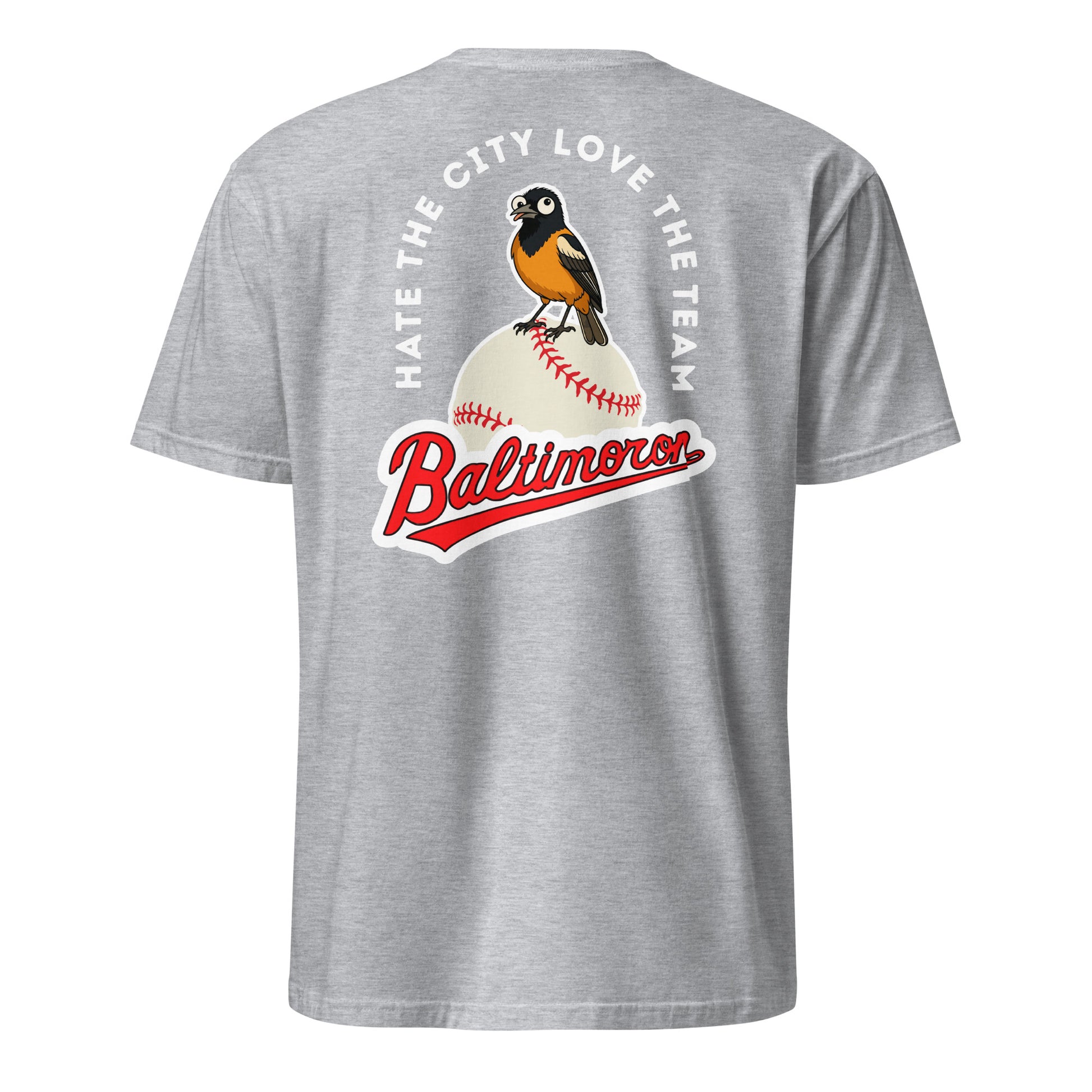 Baltimoron Orioles | Short Sleeve-sportgrey-Shore Lines Apparel Co.™
