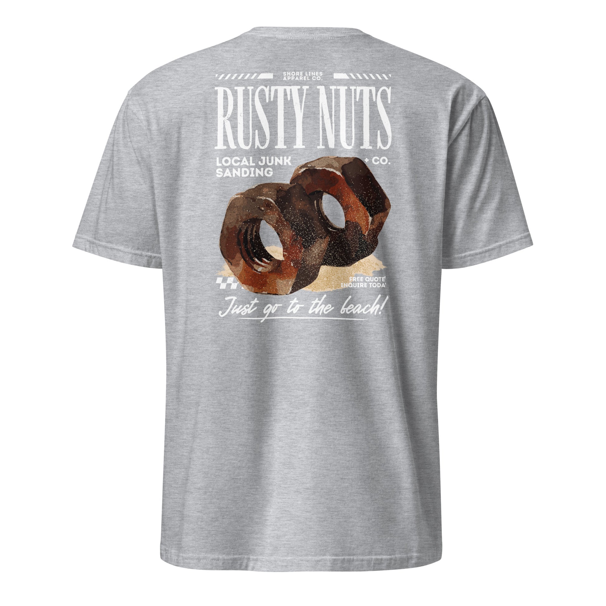 Rusty Nuts | Short Sleeve-sportgrey-Shore Lines Apparel Co.™
