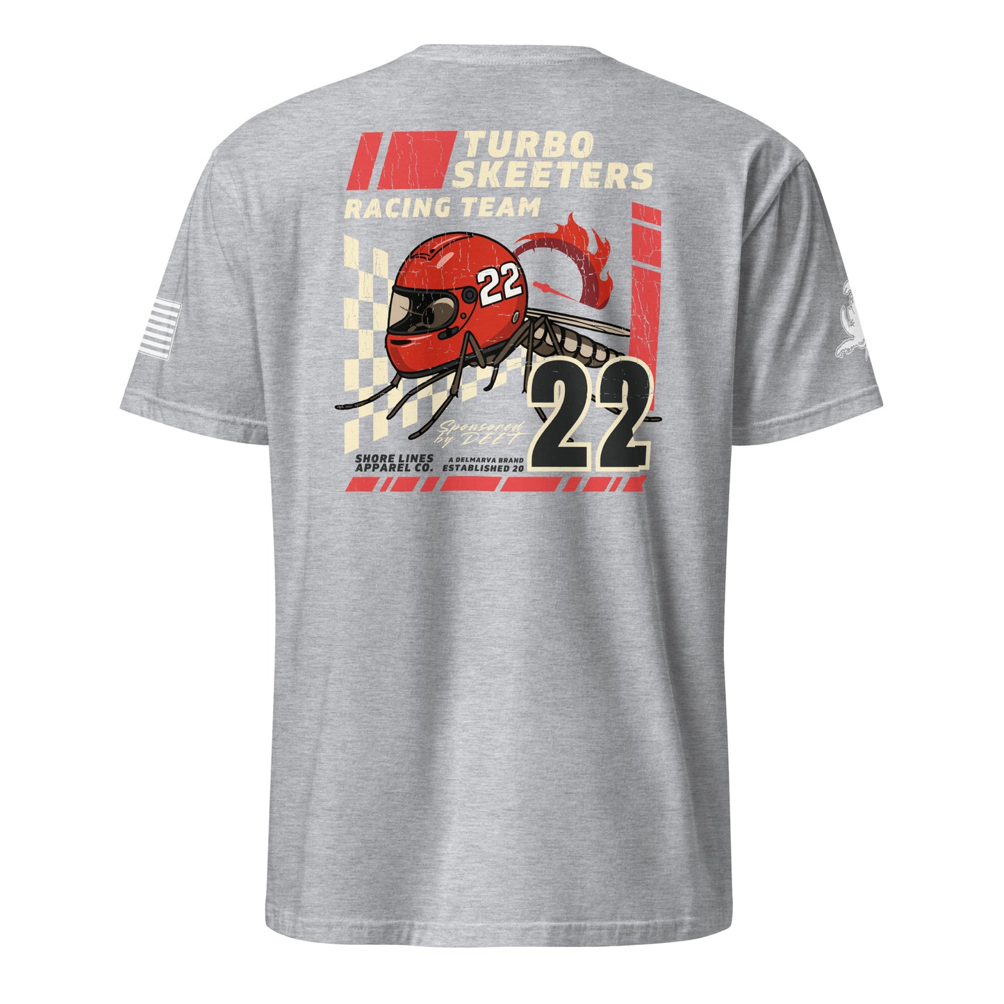 Turbo Skeeters | Short Sleeve P-sportgrey-Shore Lines Apparel Co.™