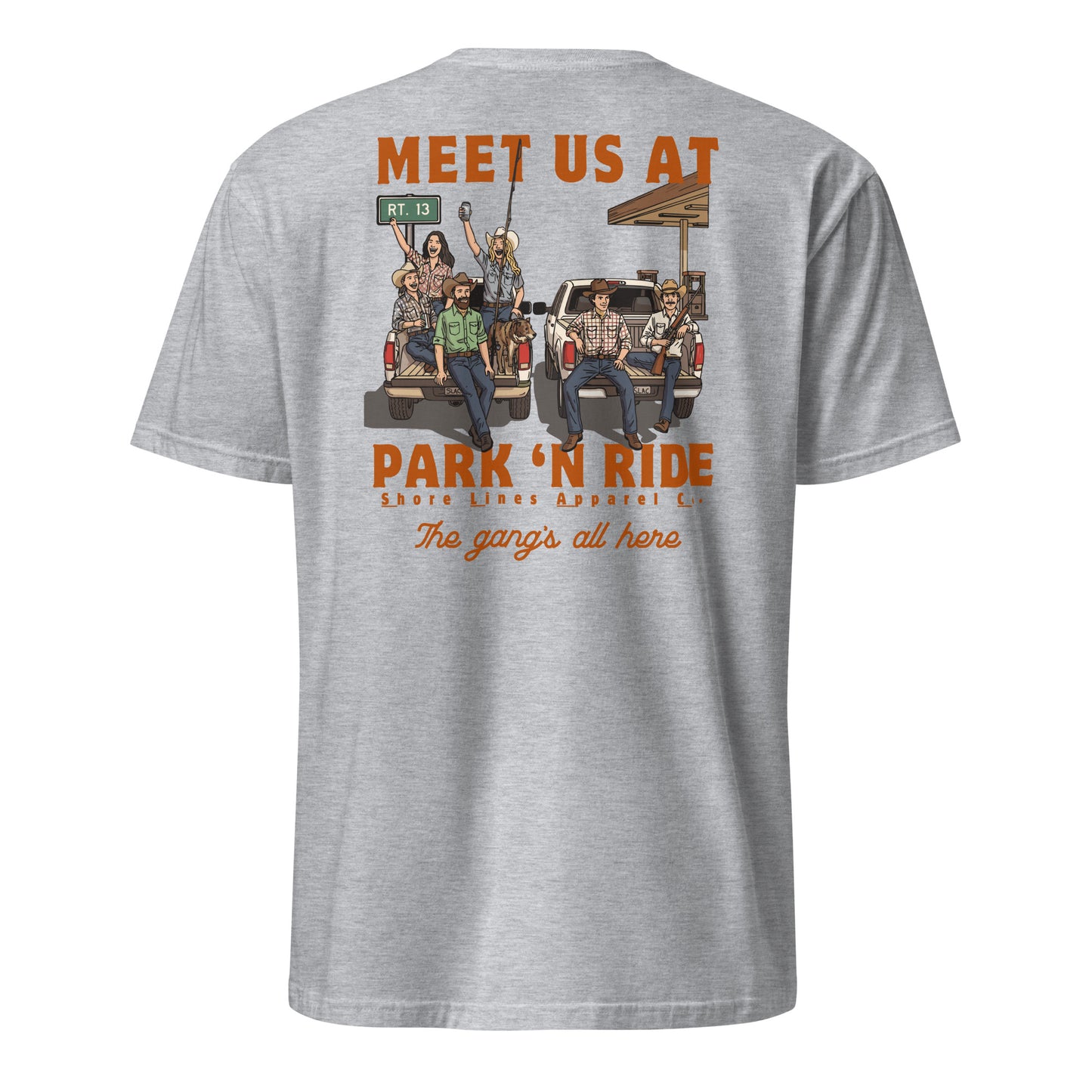 Park N Ride | Short Sleeve-sportgrey-Shore Lines Apparel Co.™