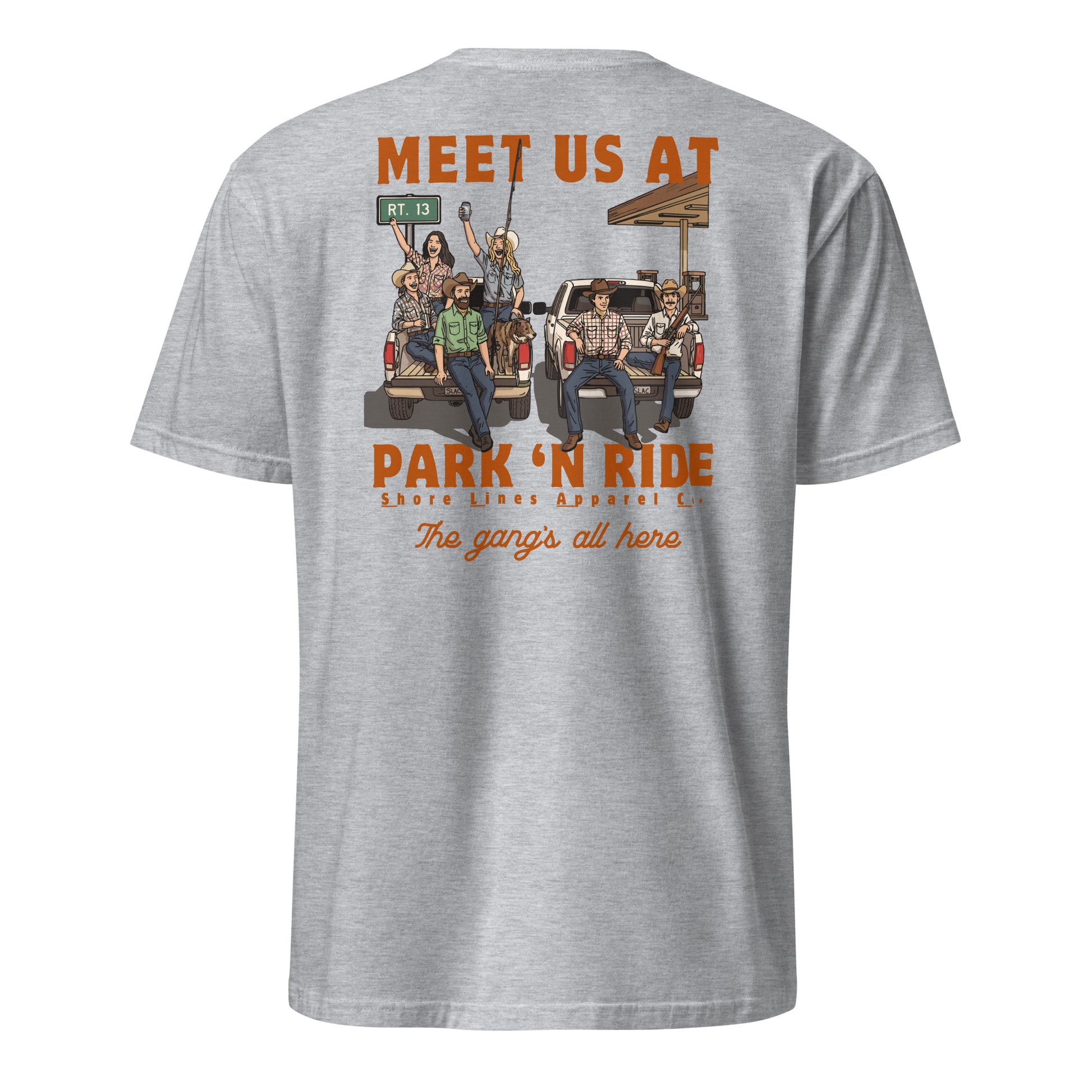 Park N Ride | Short Sleeve-sportgrey-Shore Lines Apparel Co.™
