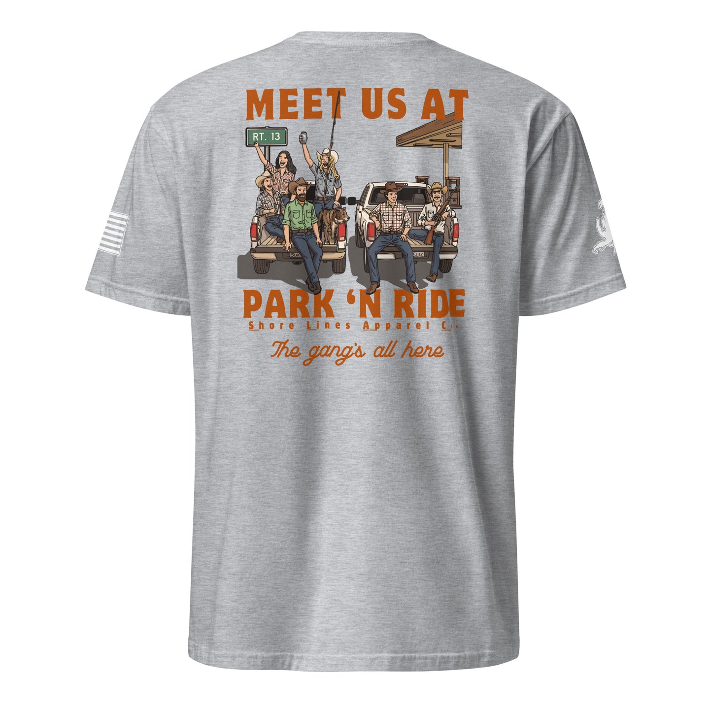 Park N Ride | Short Sleeve P-sportgrey-Shore Lines Apparel Co.™