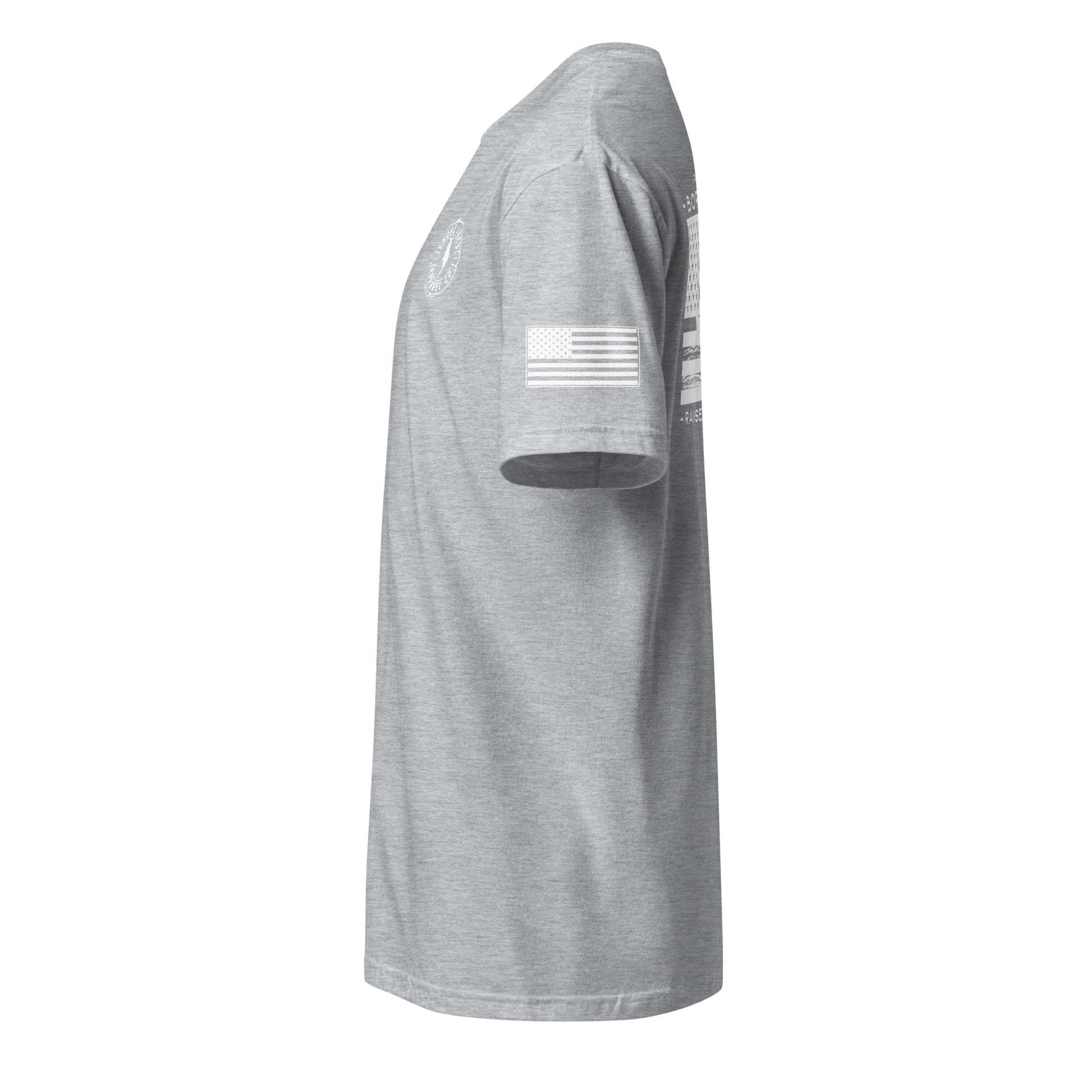 Born Free Raised at Sea | SS P-sportgrey-Shore Lines Apparel Co.