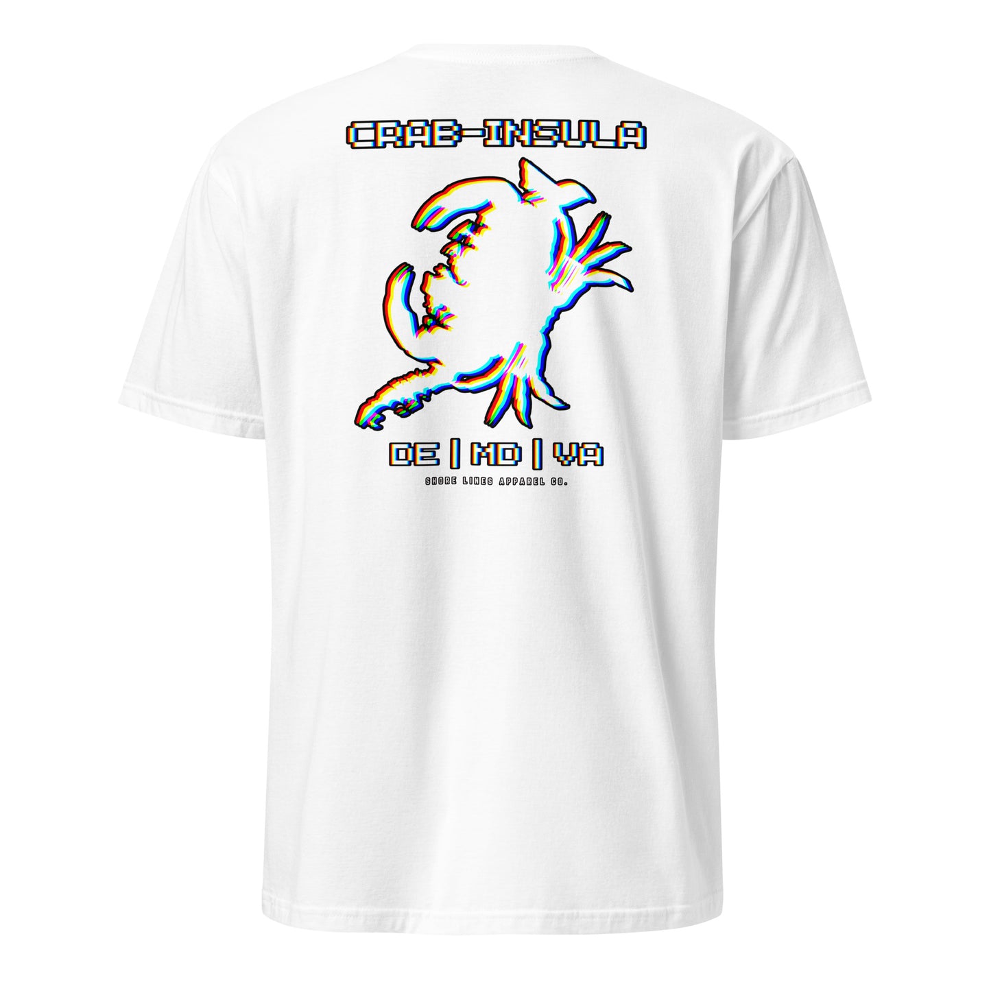 Crabinsula (Retro) | SS-white-Shore Lines Apparel Co.