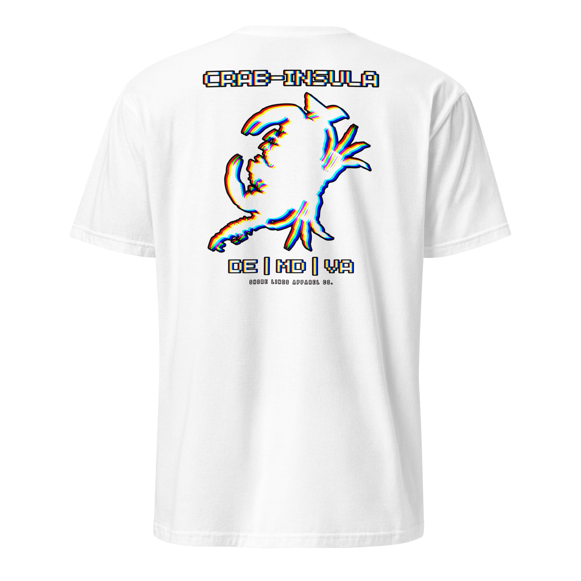 Crabinsula (Retro) | SS-white-Shore Lines Apparel Co.