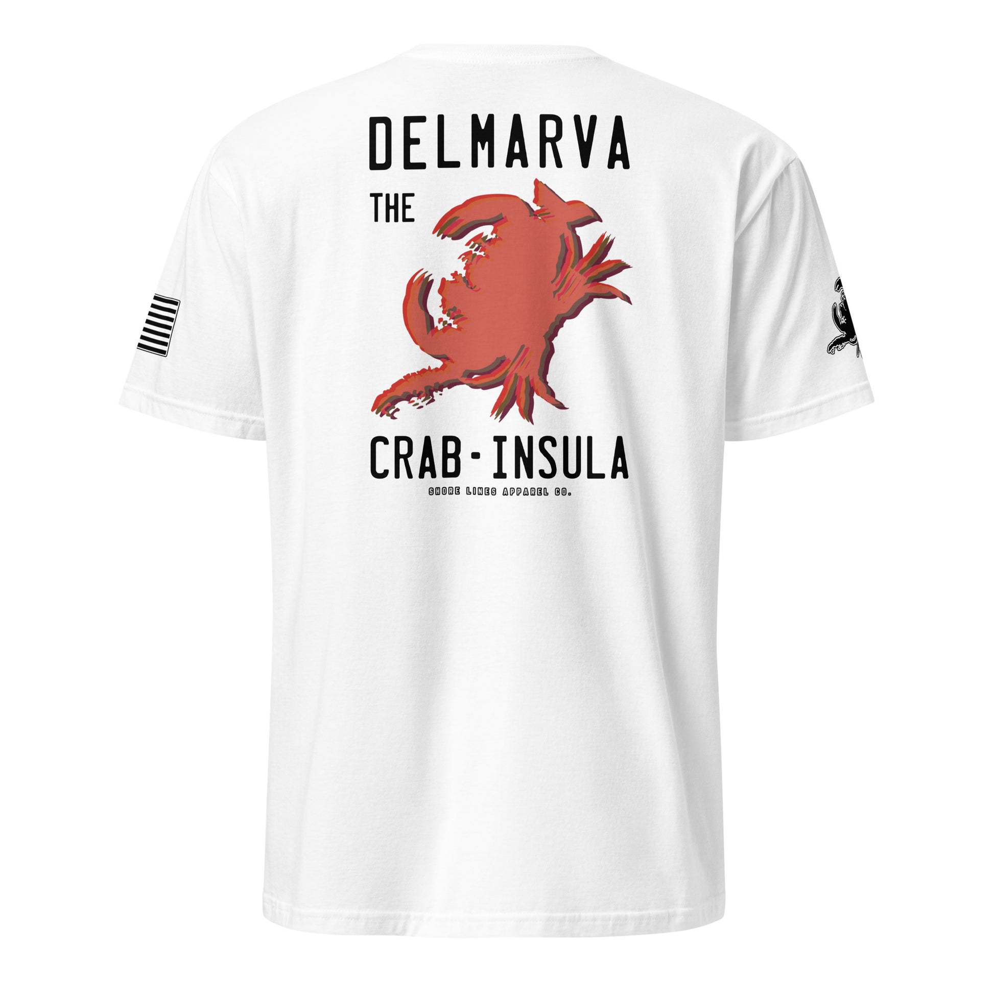 Crabinsula | SS P-white-Shore Lines Apparel Co.