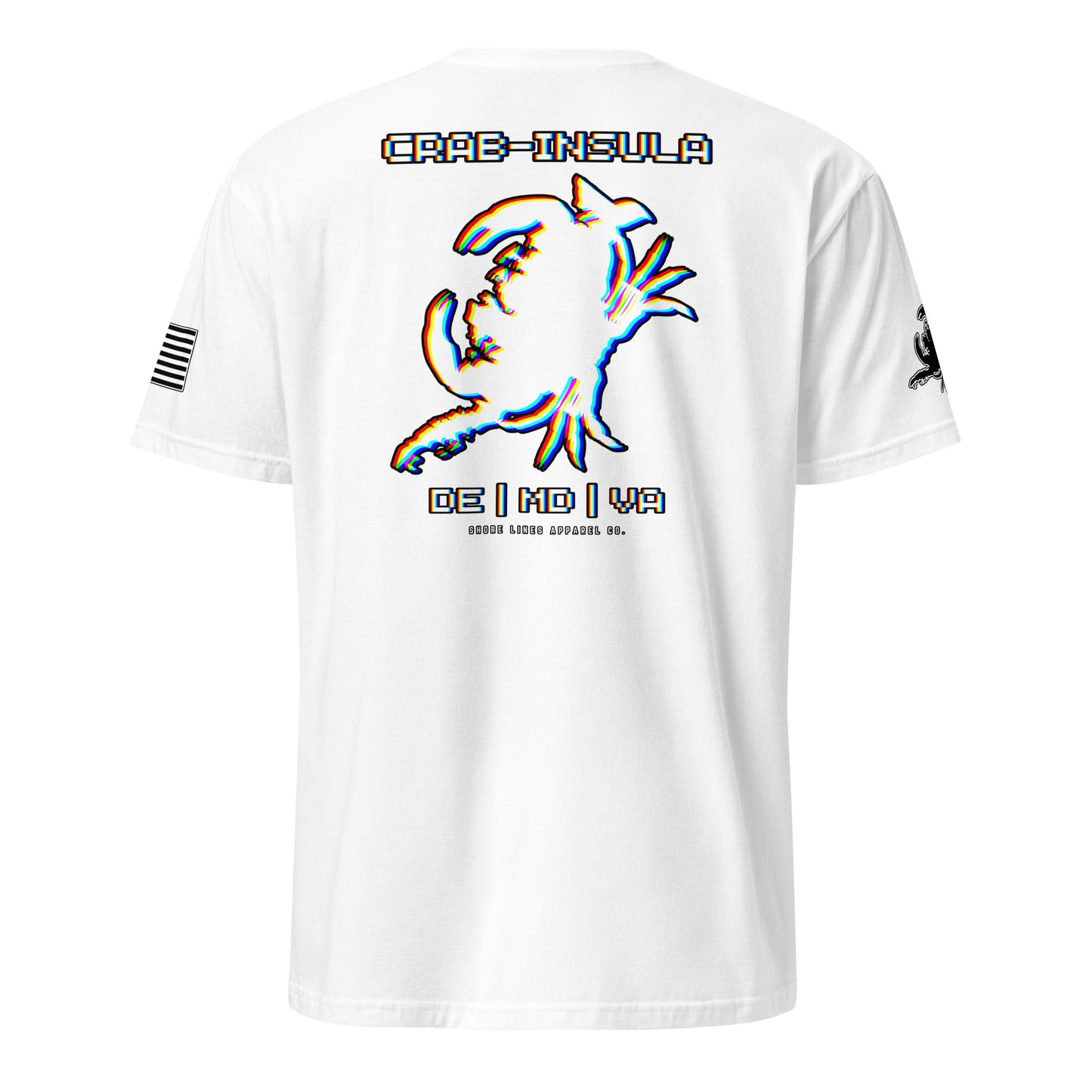 Crabinsula (Retro) | SS P-white-Shore Lines Apparel Co.