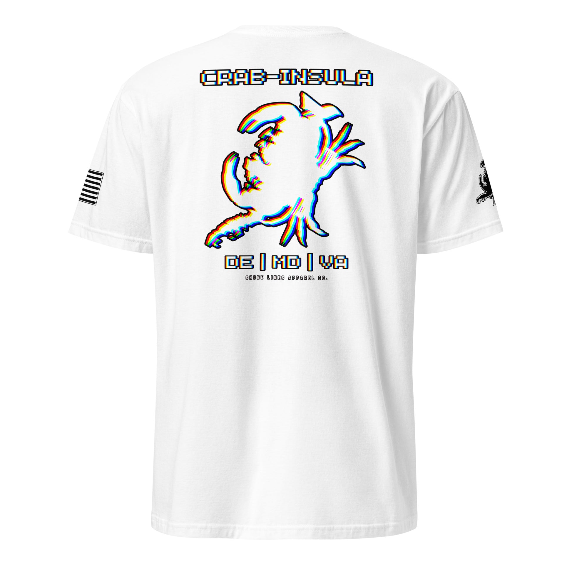 Crabinsula (Retro) | SS P-white-Shore Lines Apparel Co.