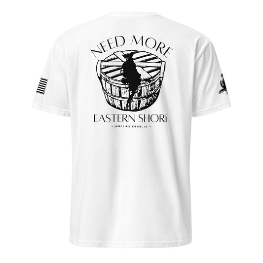 Need More Eastern Shore | SS P-white-Shore Lines Apparel Co.