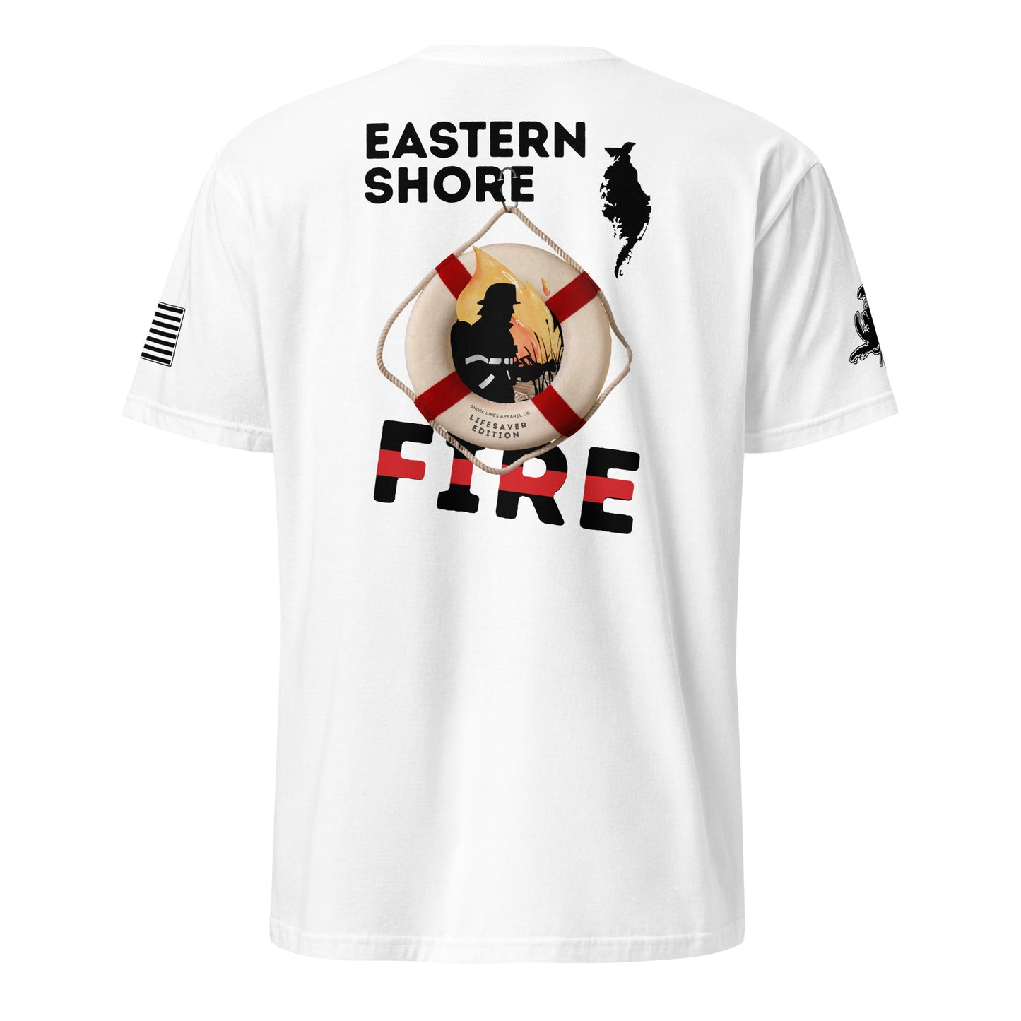 Fire | Lifesaver Edition | Core SS P-white-Shore Lines Apparel Co.