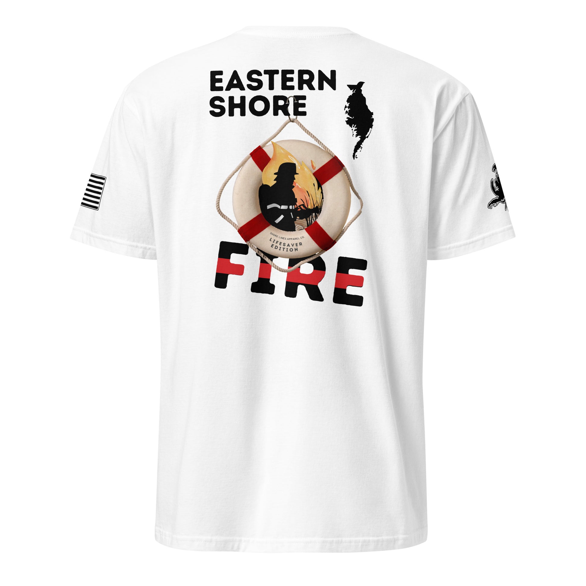 Fire | Lifesaver Edition | Core SS P-white-Shore Lines Apparel Co.
