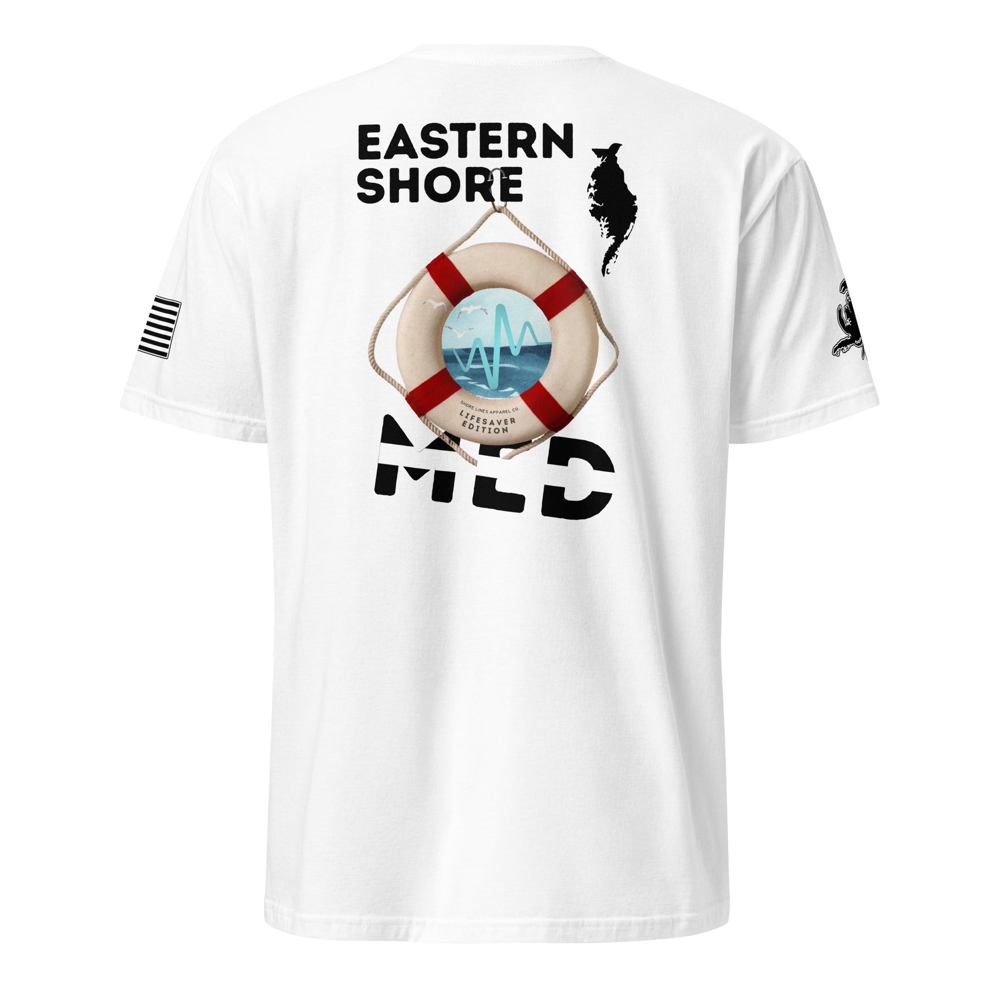 Med | Lifesaver Edition | Core SS P-white-Shore Lines Apparel Co.