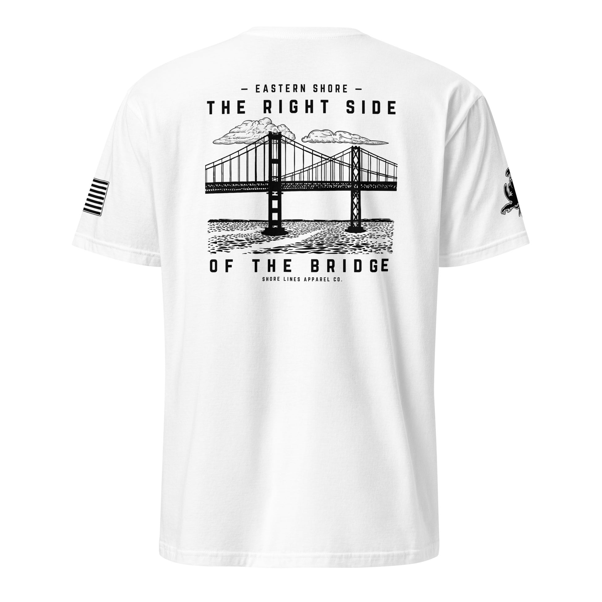 The Right Side CBB | Short Sleeve P-white-Shore Lines Apparel Co.
