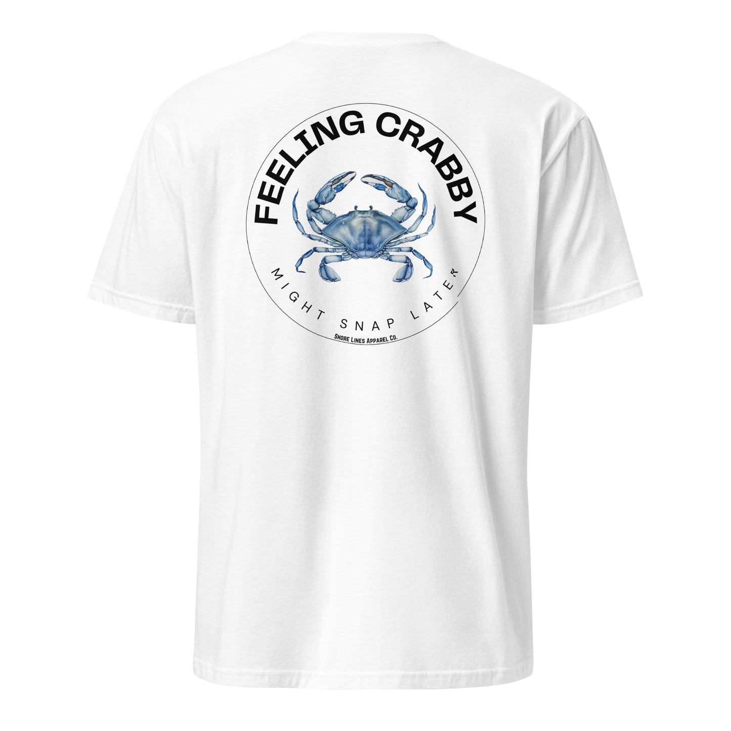 Feeling Crabby | Short Sleeve-white-Shore Lines Apparel Co.