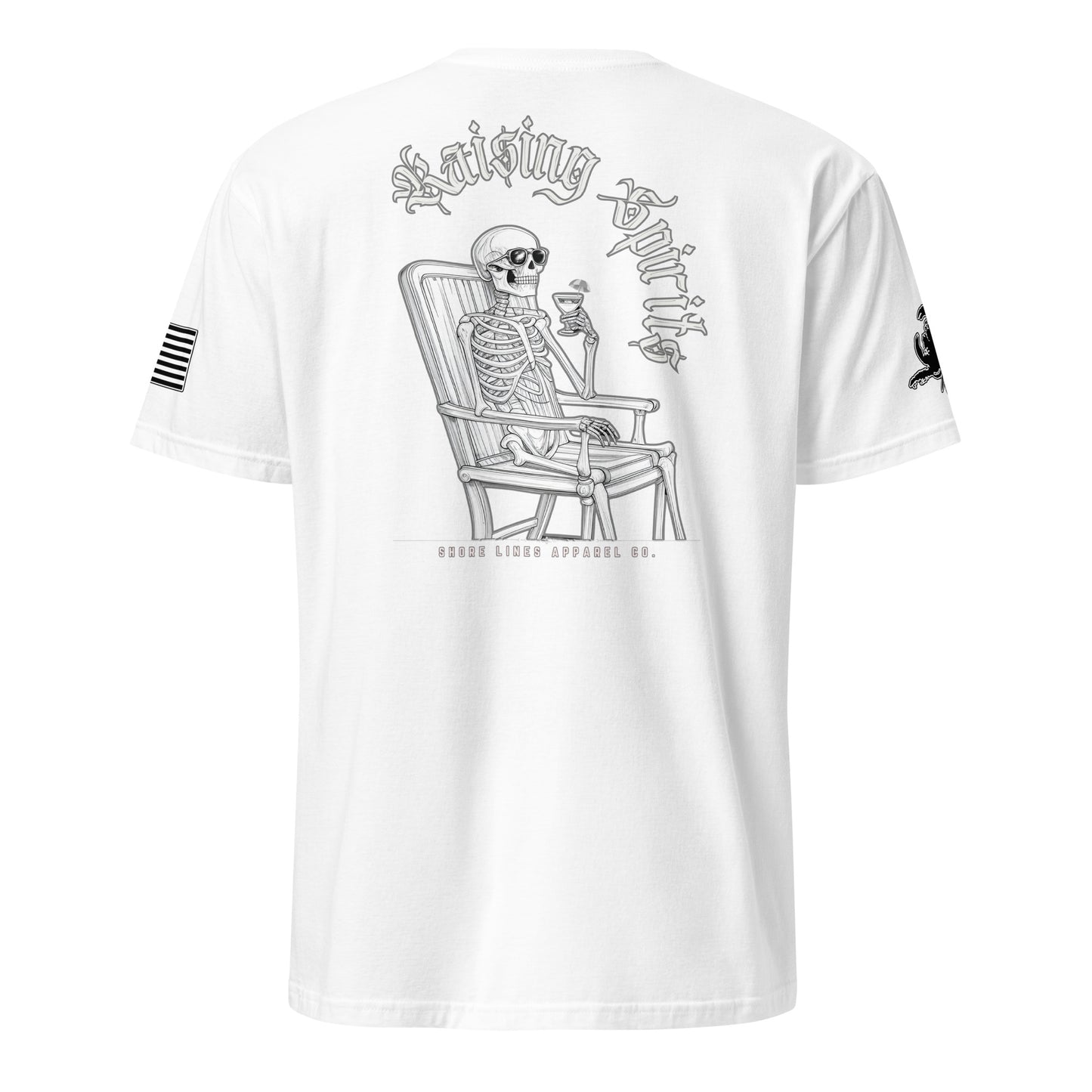 Raising Spirits | Short Sleeve P-white-Shore Lines Apparel Co.