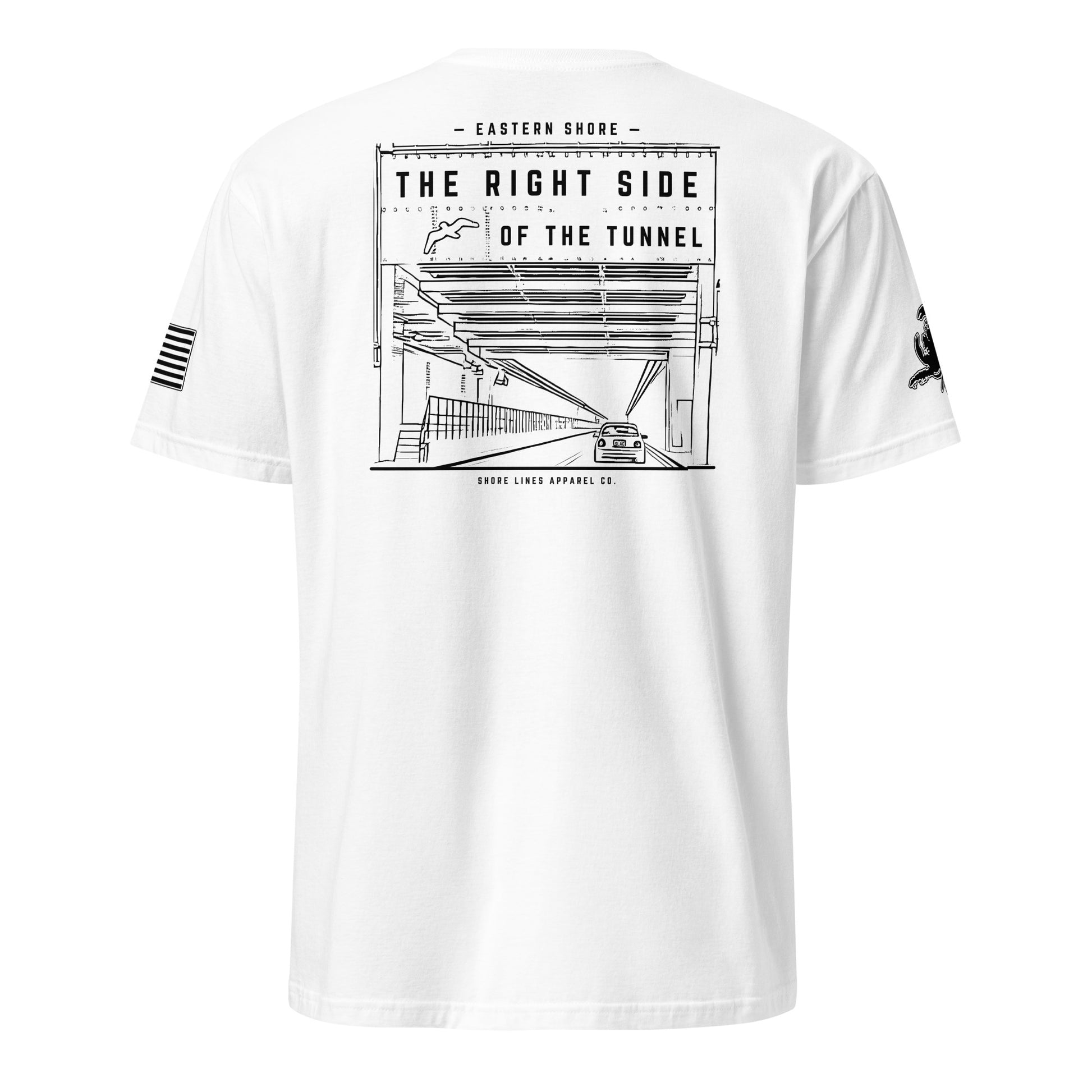 The Right Side CBBT | Short Sleeve P-white-Shore Lines Apparel Co.