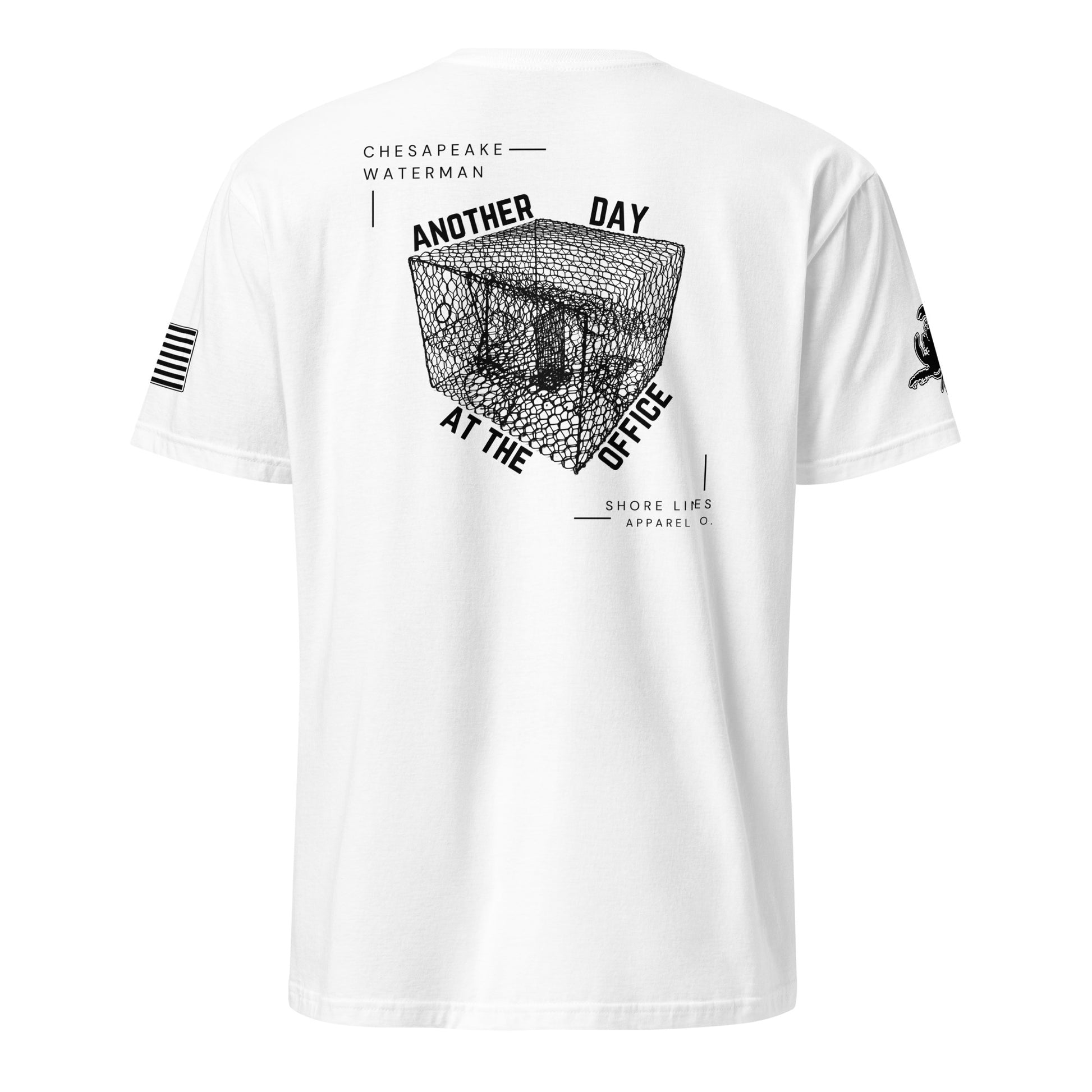 A Waterman's Day | Short Sleeve P-white-Shore Lines Apparel Co.
