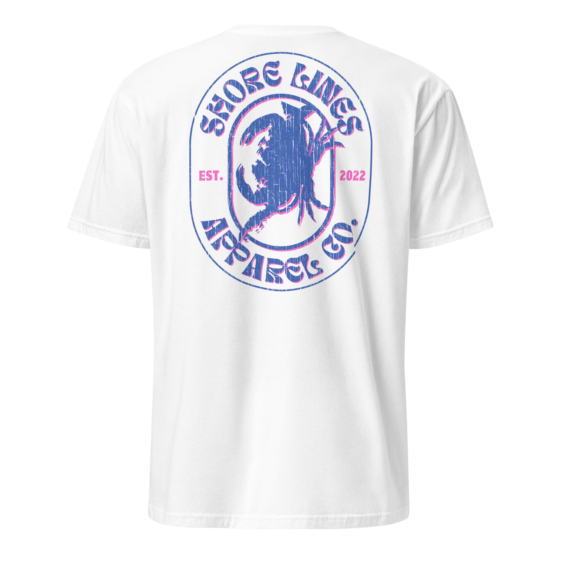 Shore Lines Retro | Short Sleeve-white-Shore Lines Apparel Co.