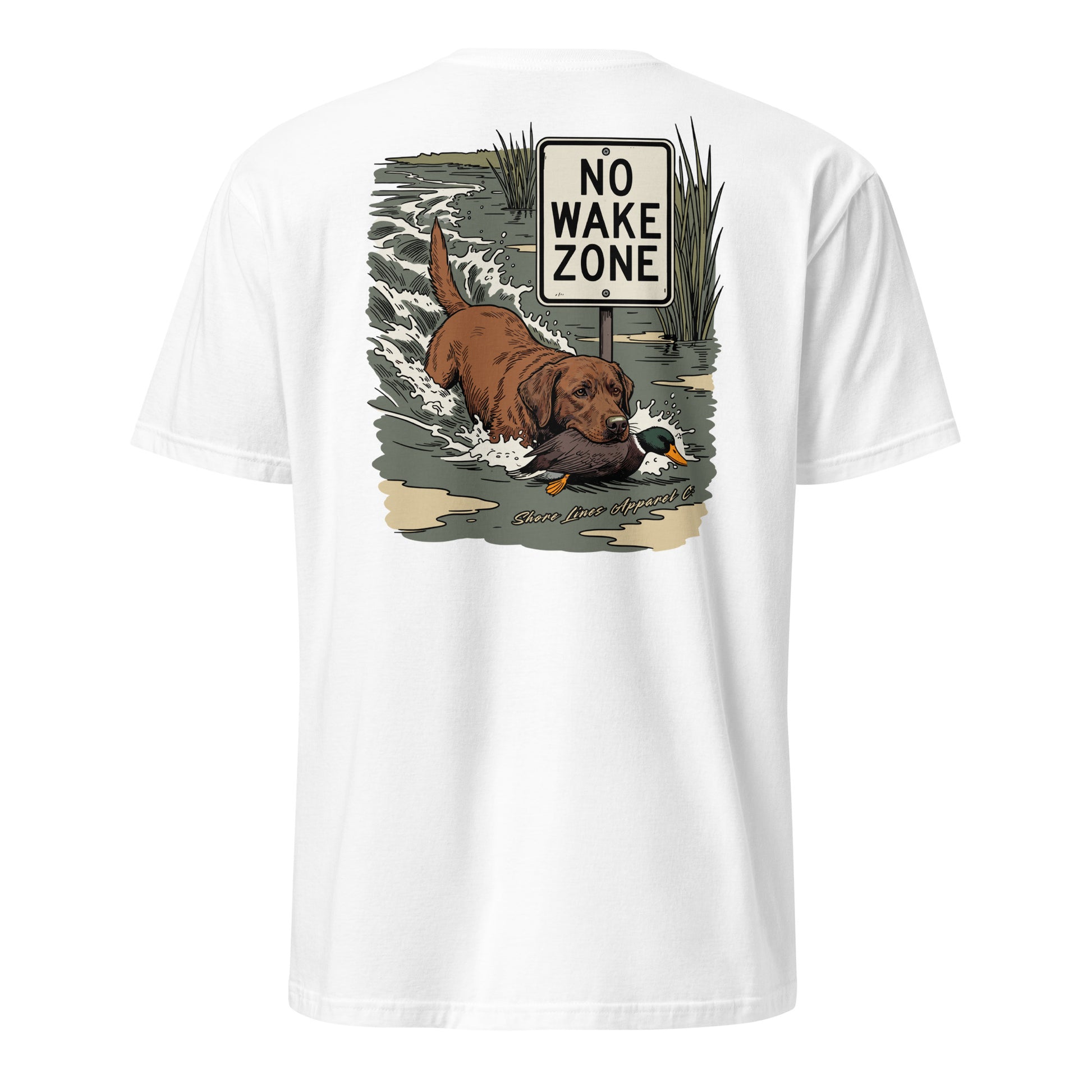 No Wake Zone | Short Sleeve-white-Shore Lines Apparel Co.™