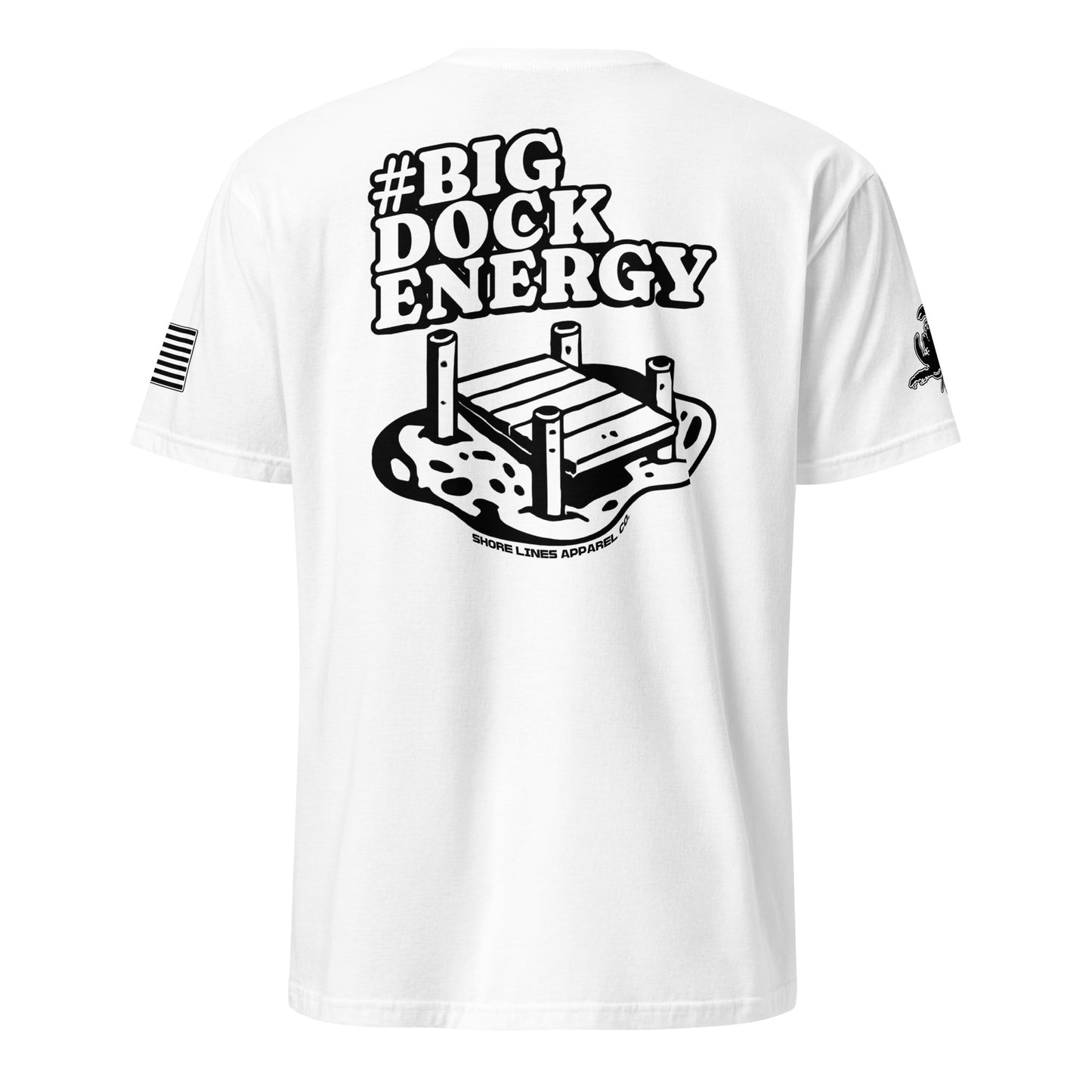 Big Dock Energy | Short Sleeve P-white-Shore Lines Apparel Co.™