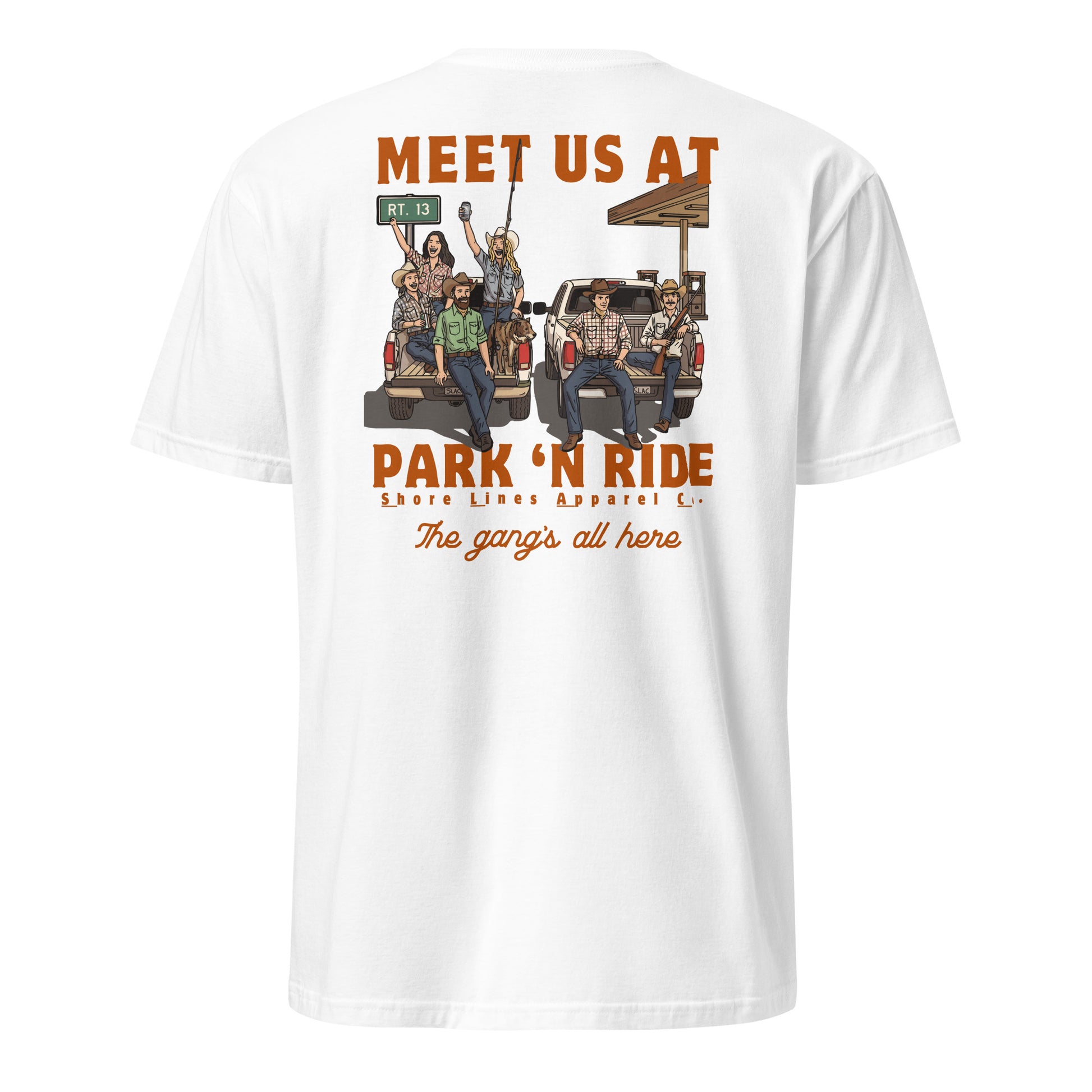 Park N Ride | Short Sleeve-white-Shore Lines Apparel Co.™