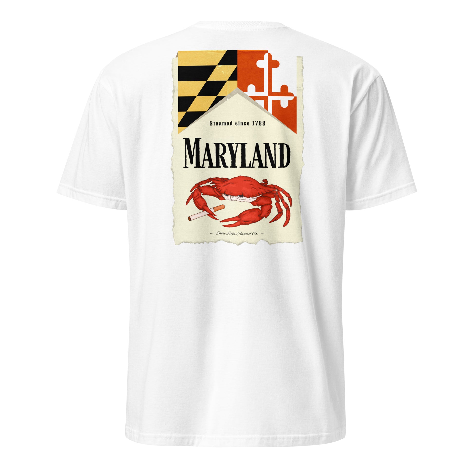 Maryland | Short Sleeve-white-Shore Lines Apparel Co.™