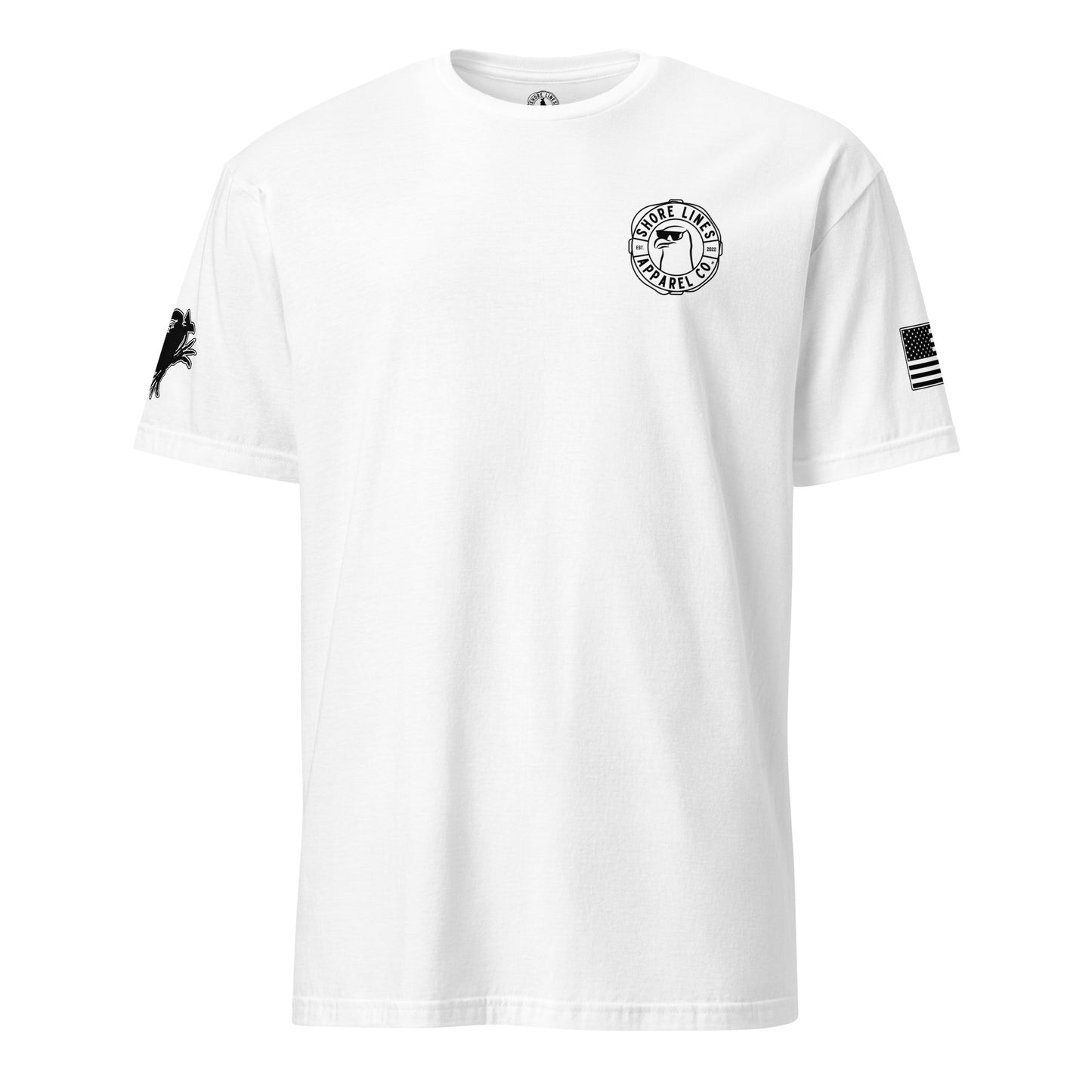 Baltimoron Orioles | Short Sleeve P-white-Shore Lines Apparel Co.™