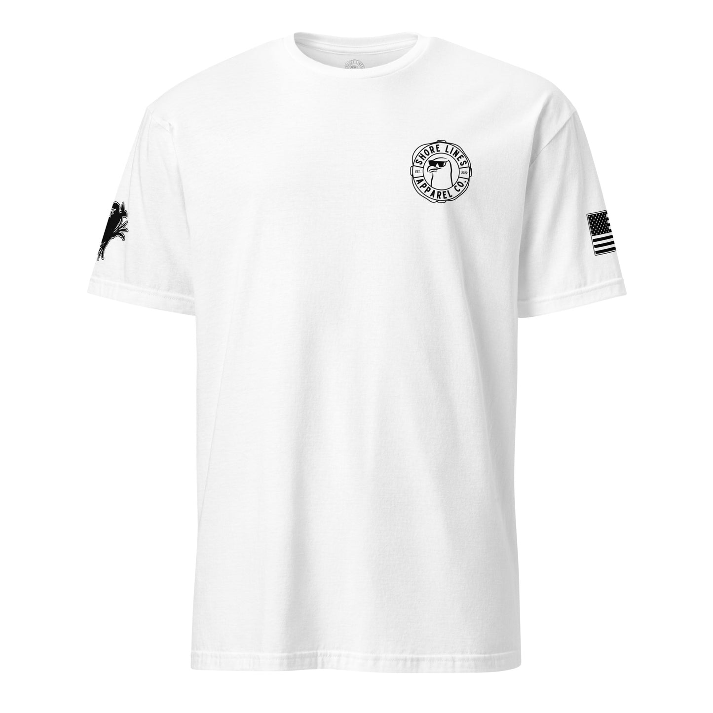 Chesapeake Atlantic | Short Sleeve P-white-Shore Lines Apparel Co.™