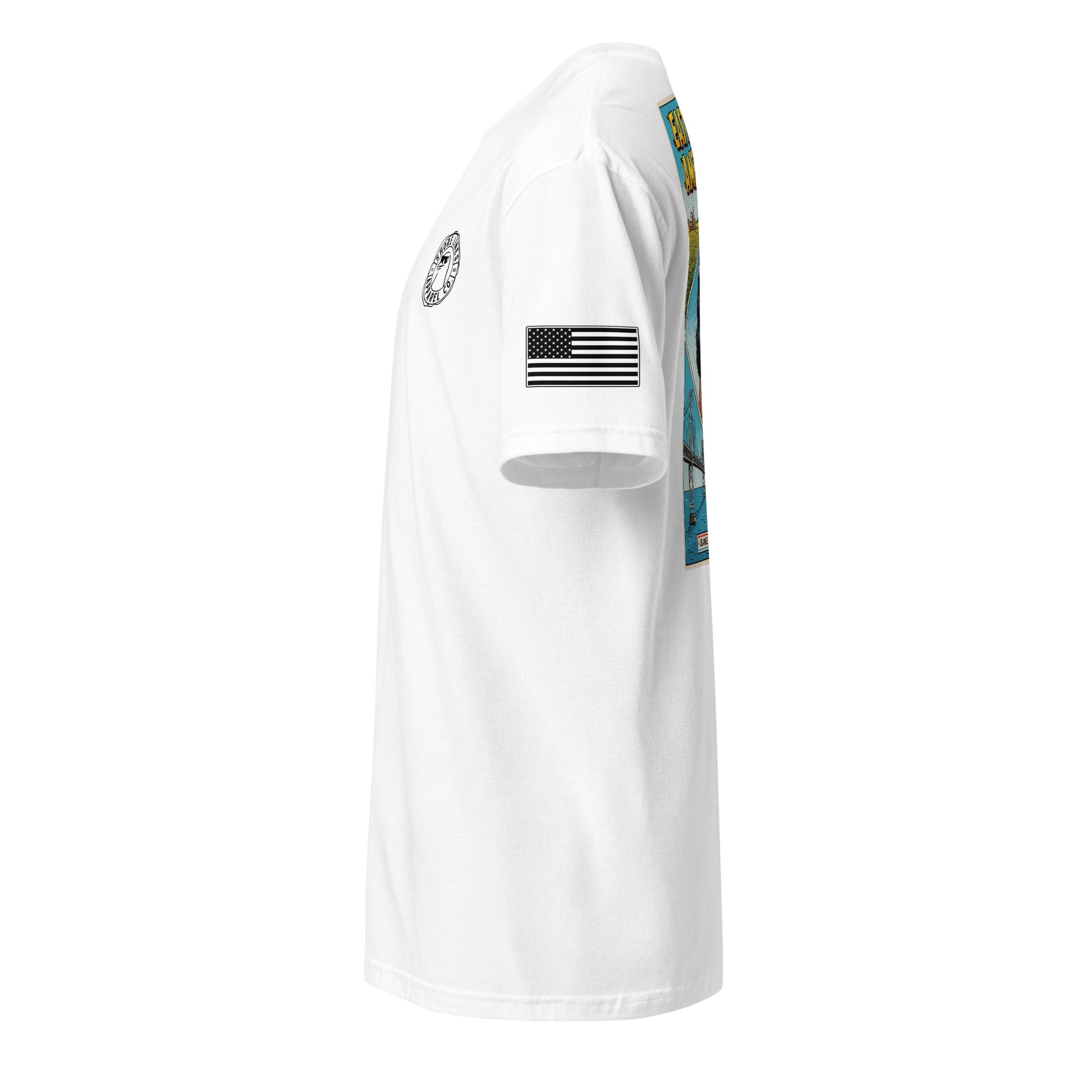 East Coast Americana | Short Sleeve P-white-Shore Lines Apparel Co.™