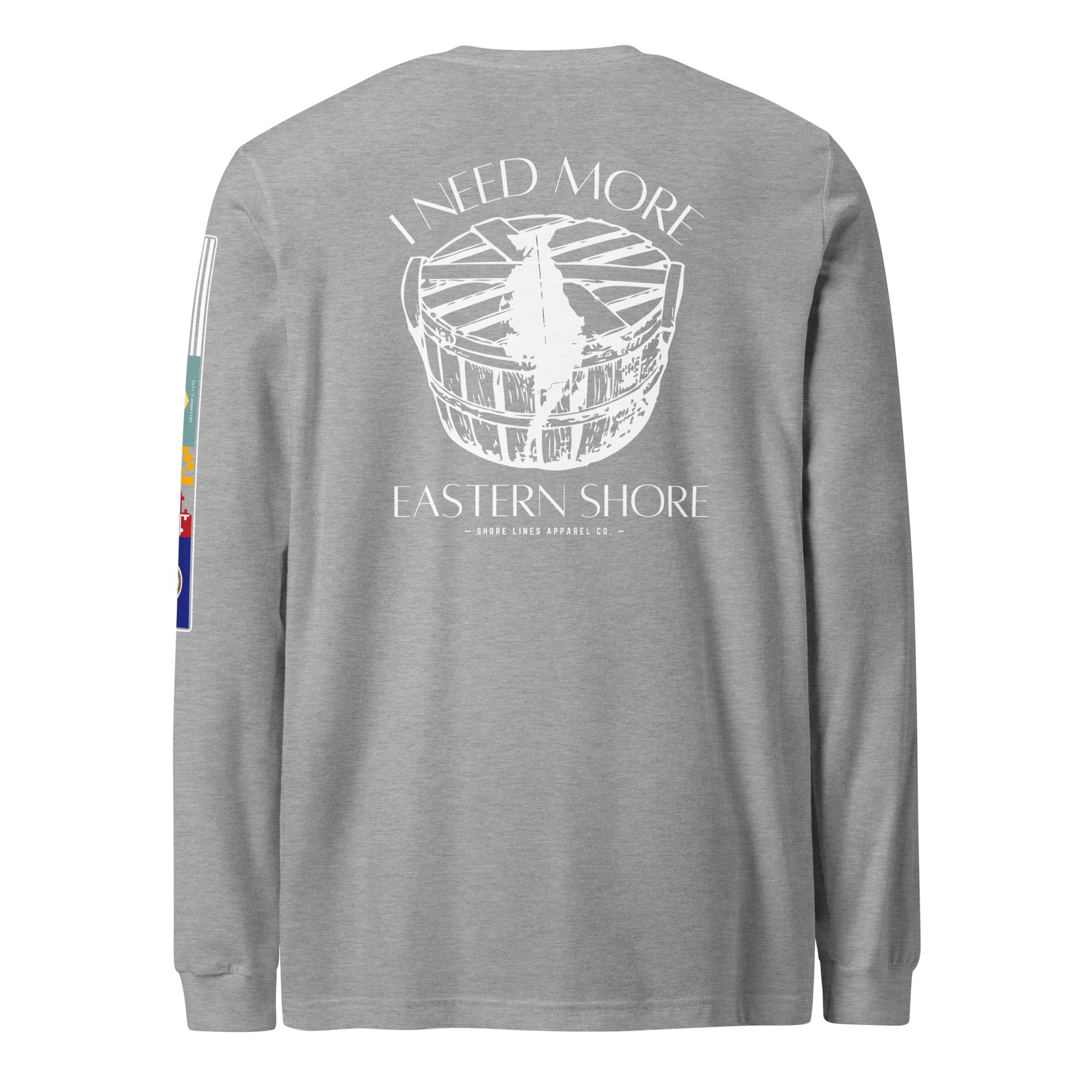 Need More Eastern Shore | Core LS P-athletic-Shore Lines Apparel Co.