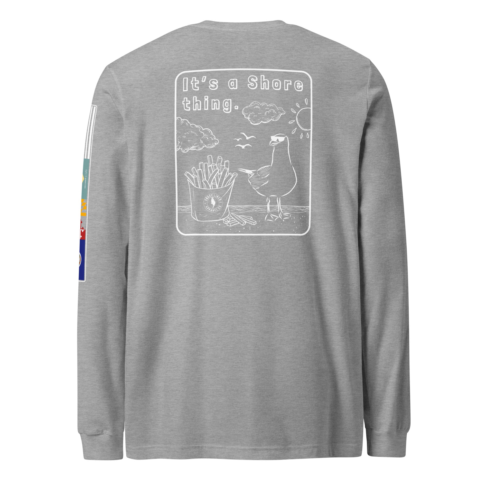 A Shore Thing | Long Sleeve P-athletic-Shore Lines Apparel Co.