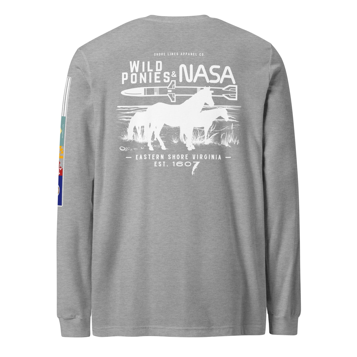 Wild Ponies and NASA | Core LS P-athletic-Shore Lines Apparel Co.