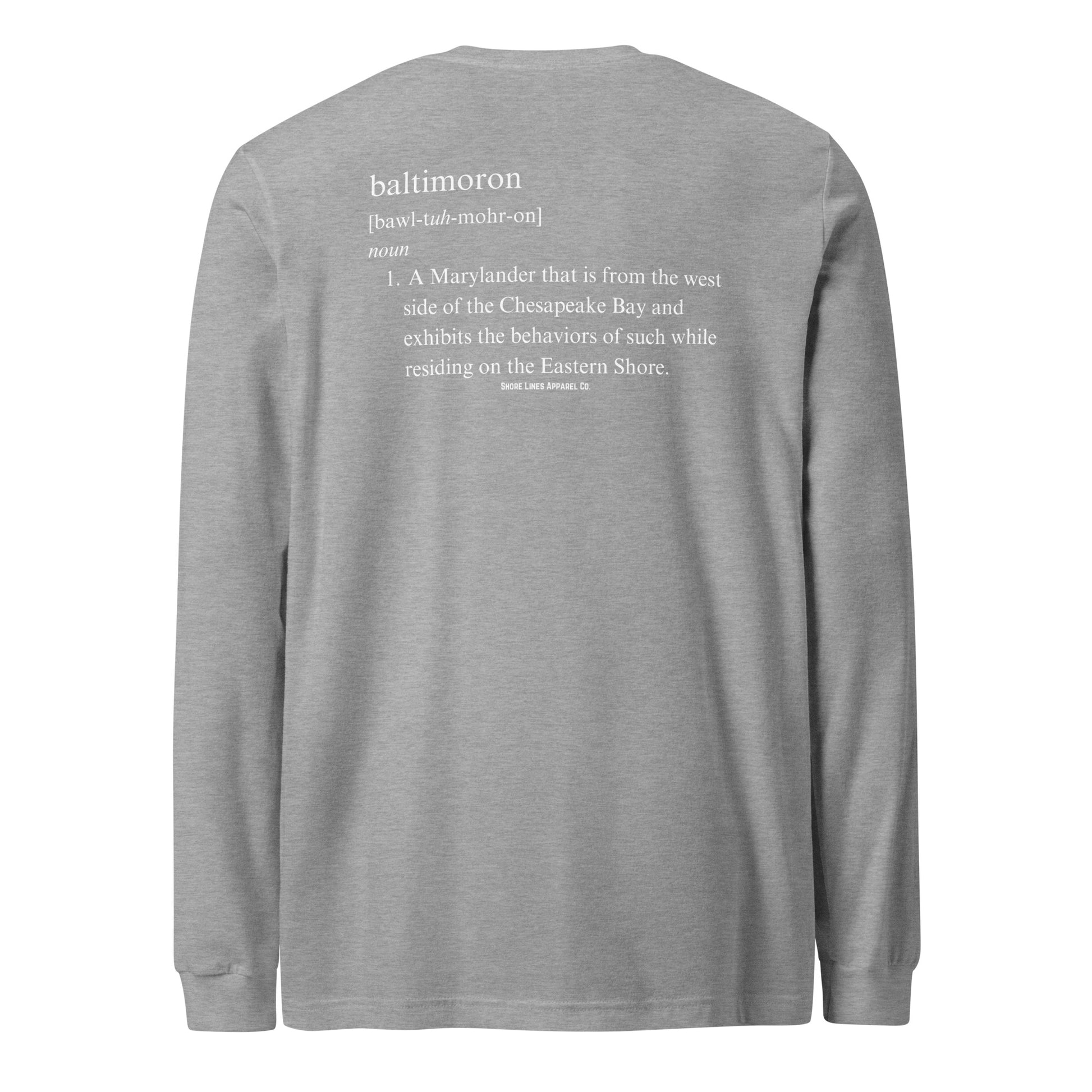 Baltimoron | Core LS-athletic-Shore Lines Apparel Co.