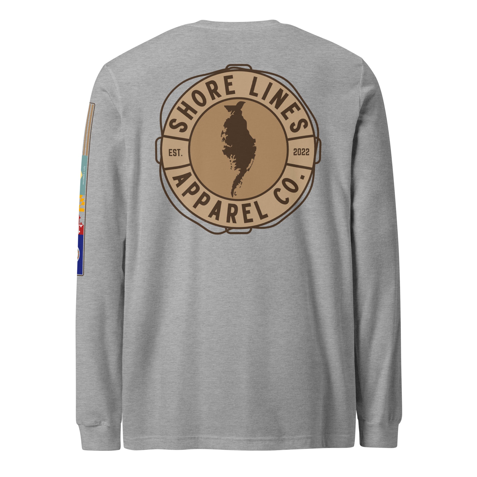 Shore Lines™ Espresso | Core LS P-athletic-Shore Lines Apparel Co.