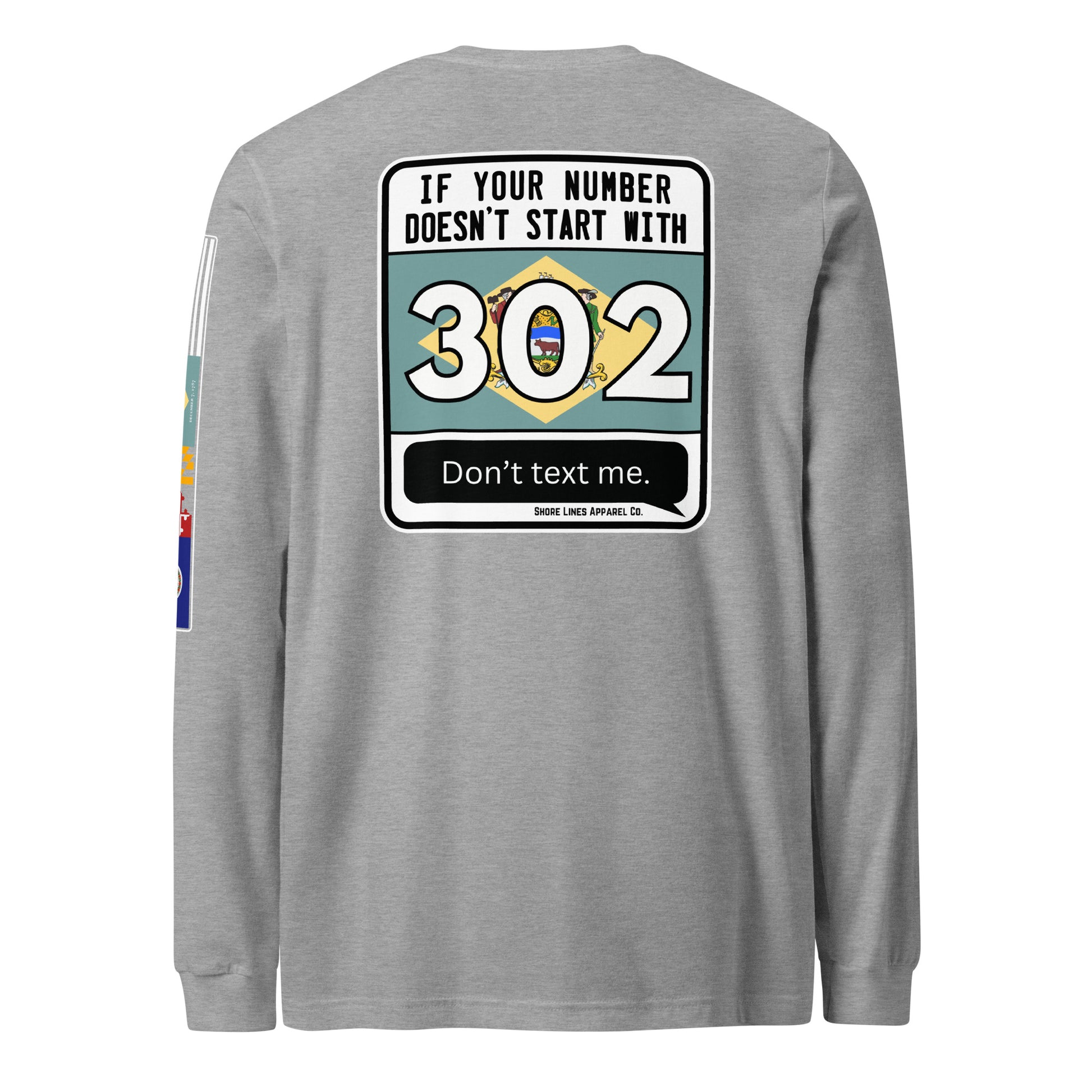 302 Area Code | Core LS P-athletic-Shore Lines Apparel Co.