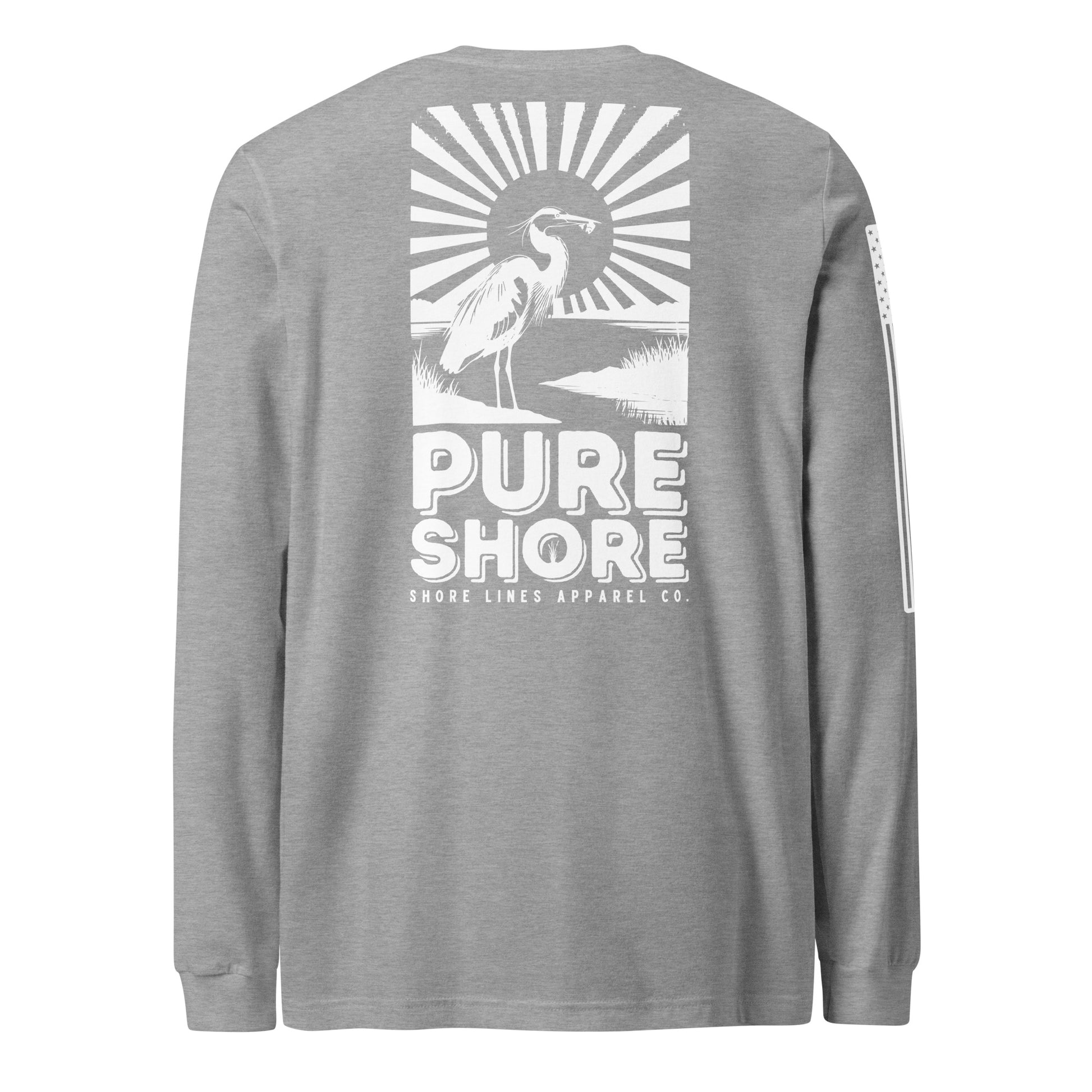 Pure Shore | Long Sleeve P-athletic-Shore Lines Apparel Co.