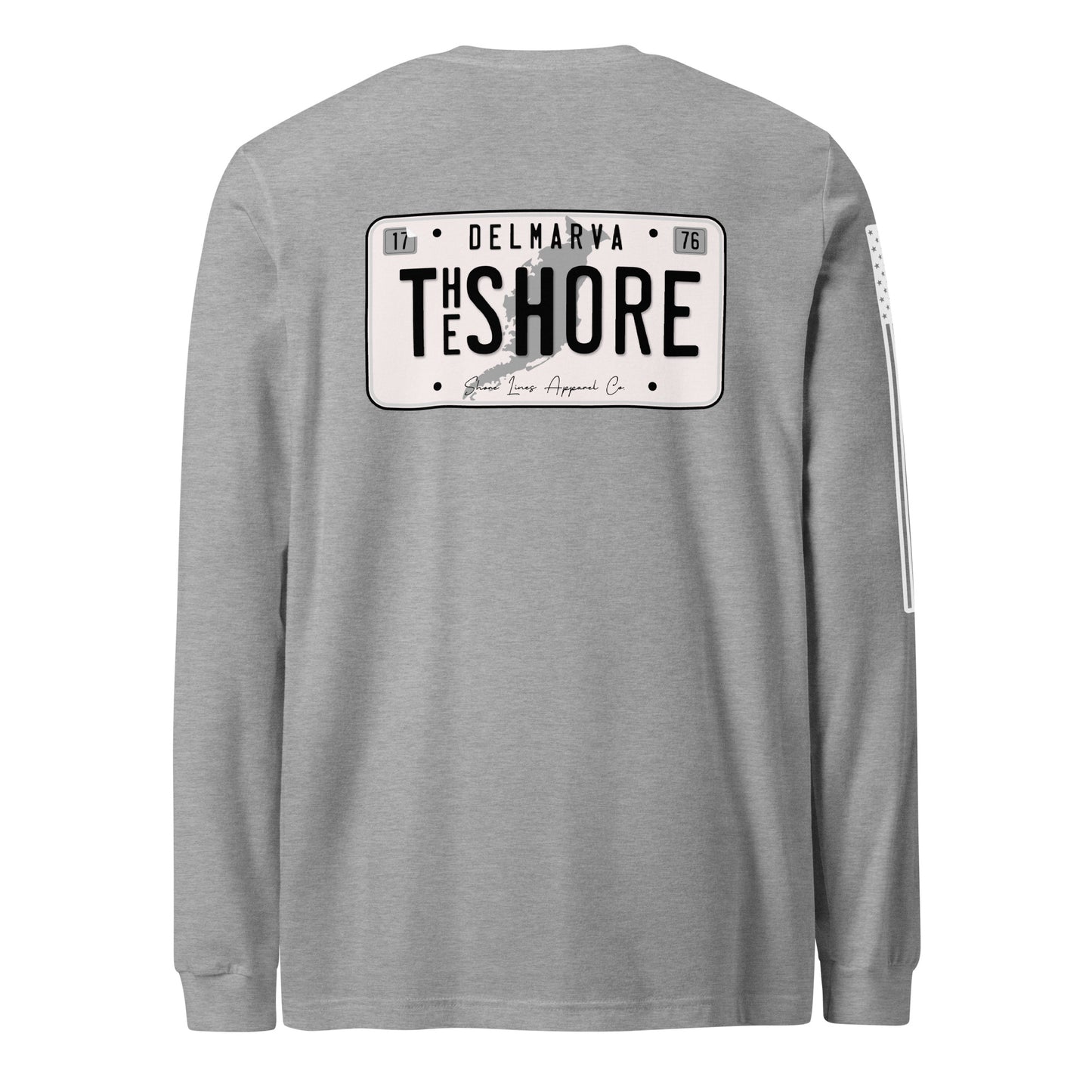 License Plate | Long Sleeve P-athletic-Shore Lines Apparel Co.