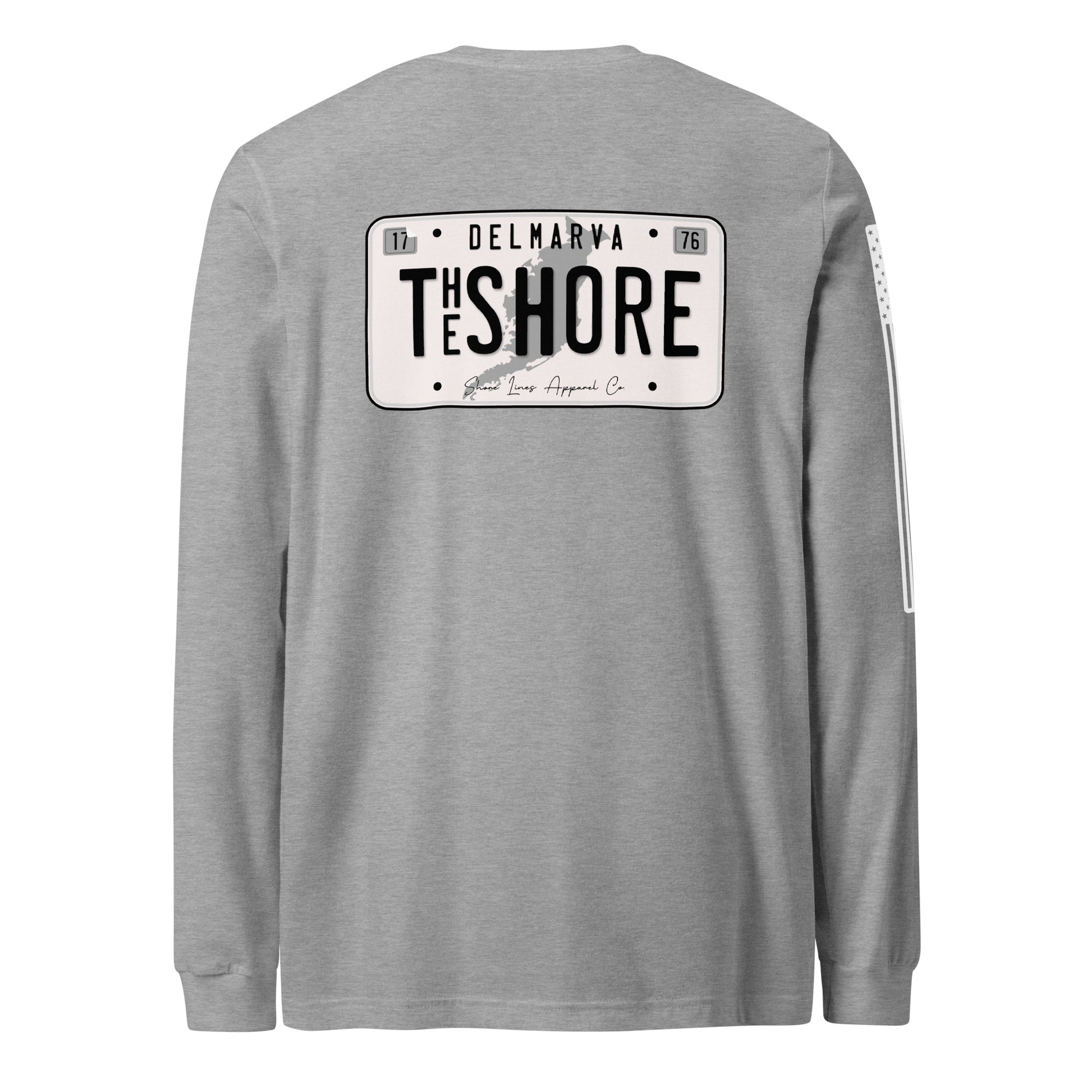 License Plate | Long Sleeve P-athletic-Shore Lines Apparel Co.