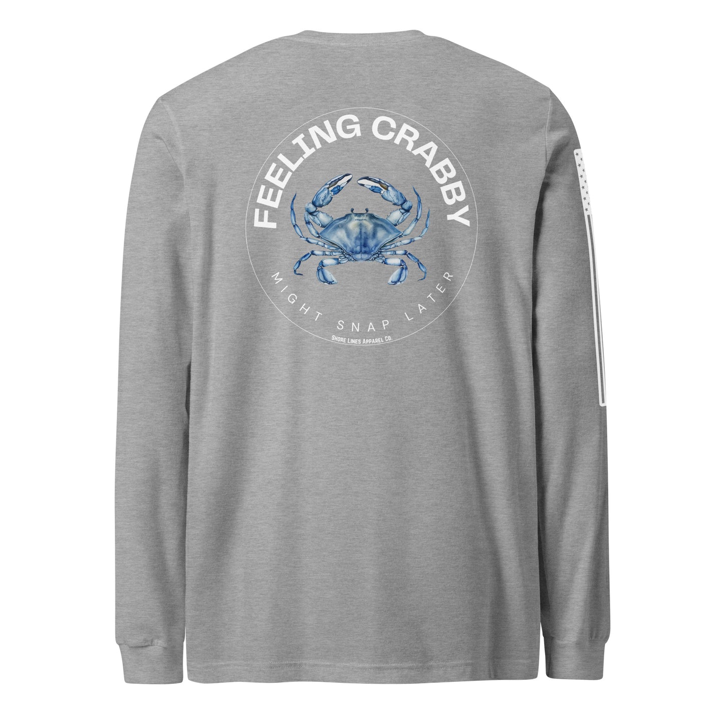 Feeling Crabby | Long Sleeve P-athletic-Shore Lines Apparel Co.