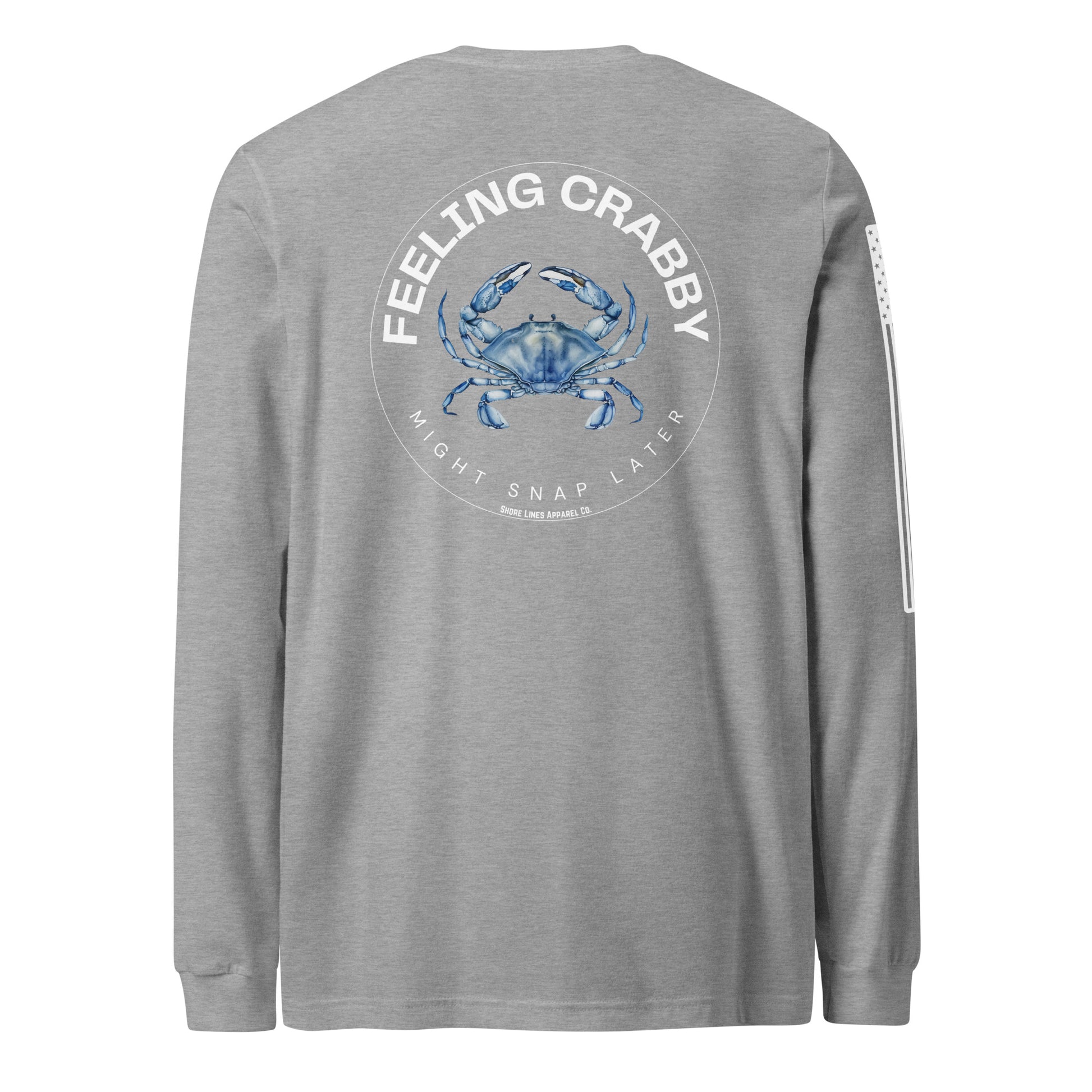 Feeling Crabby | Long Sleeve P-athletic-Shore Lines Apparel Co.